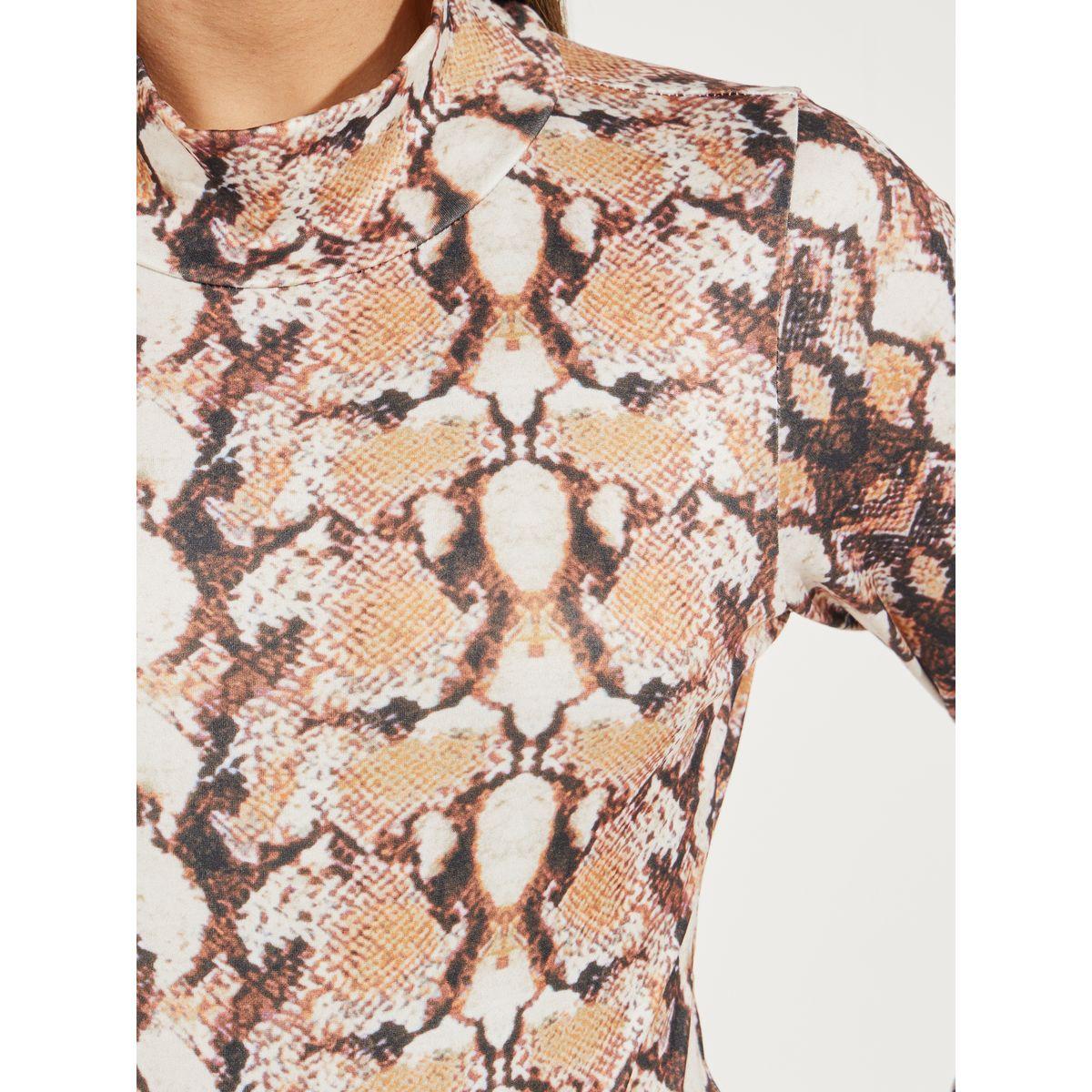 Styli Snakeskin Print High Neck Bodysuit-women-clothing-shirtsandblouses-blouses-image-4