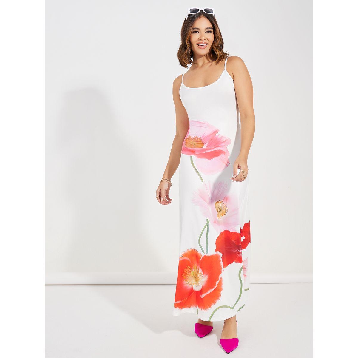 Styli Floral Print Strappy A-Line Maxi Dress-women-clothing-dresses-image-1