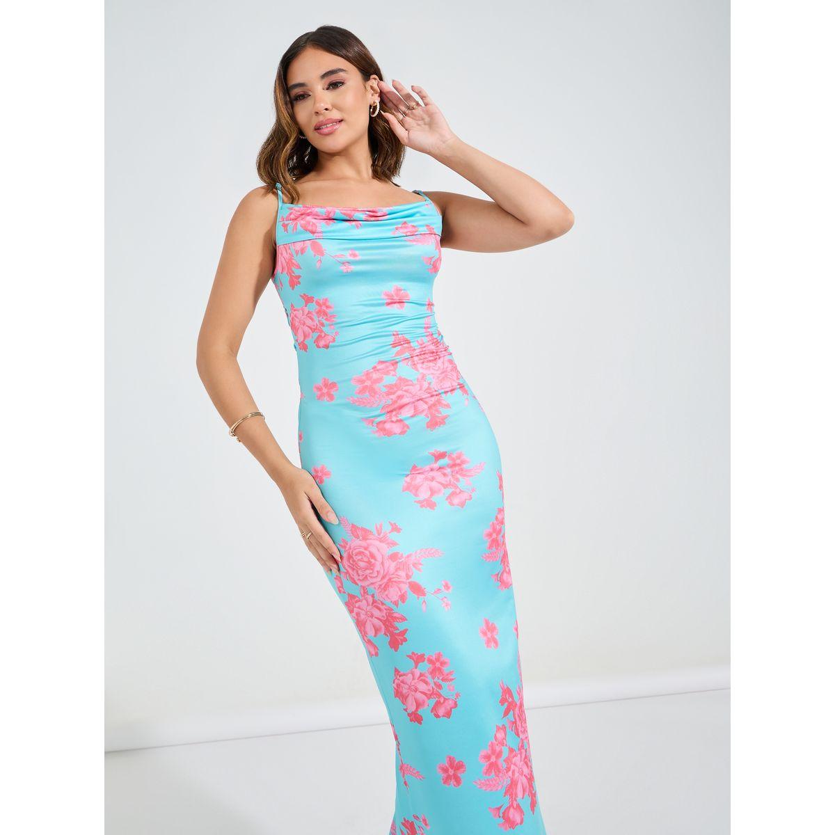 Styli Floral Print Strappy A-line Maxi Dress-women-clothing-dresses-image-2