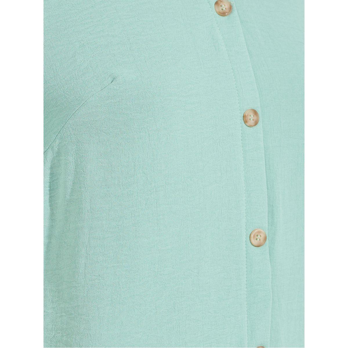 Styli V Neck Longline Tunic with Button Detail-women-clothing-shirtsandblouses-shirts-image-4