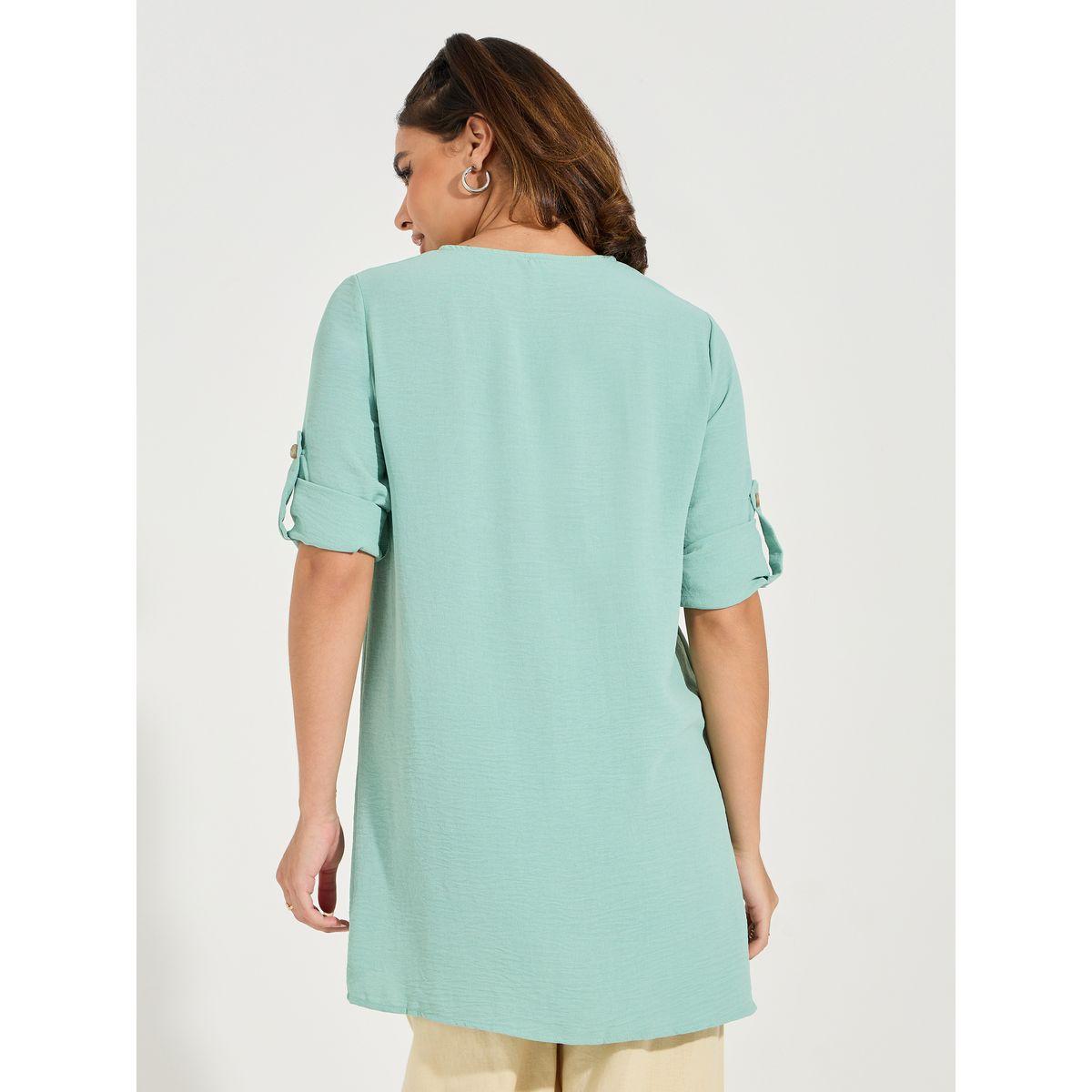 بلوزة تونيك بازرار غلق-women-clothing-shirtsandblouses-shirts-image-5