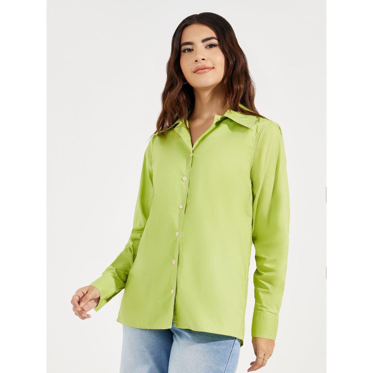 Styli Solid Basic Long Sleeves Shirt-women-clothing-shirtsandblouses-shirts-image-2
