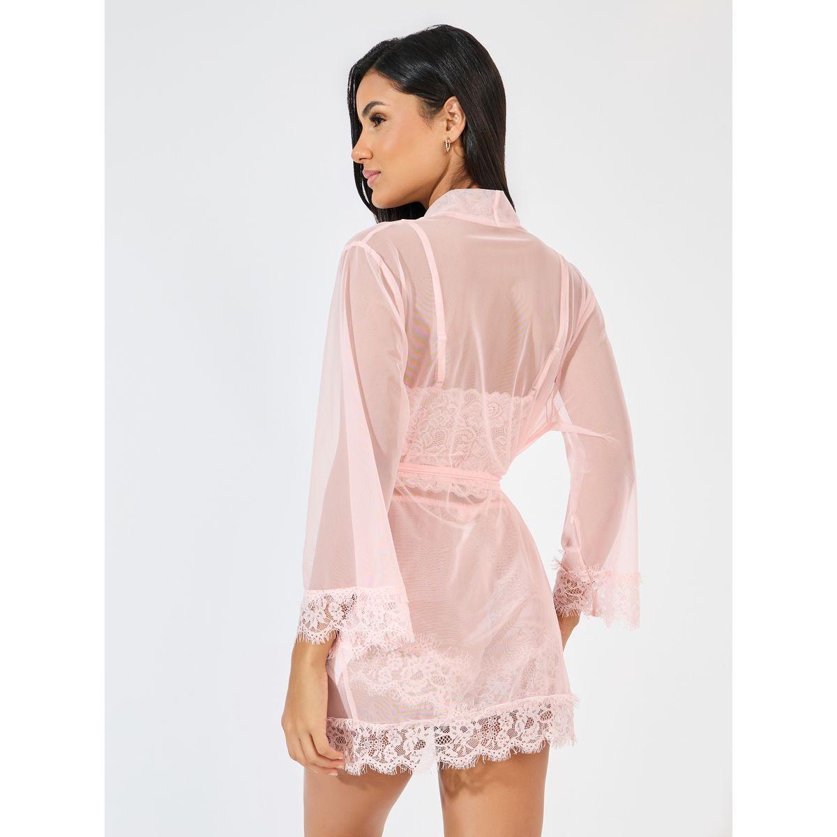 Styli Pack of 3 - Lace Bralette, Mesh Shorts & Robe-women-clothing-lingerie-lingeriesets-image-8