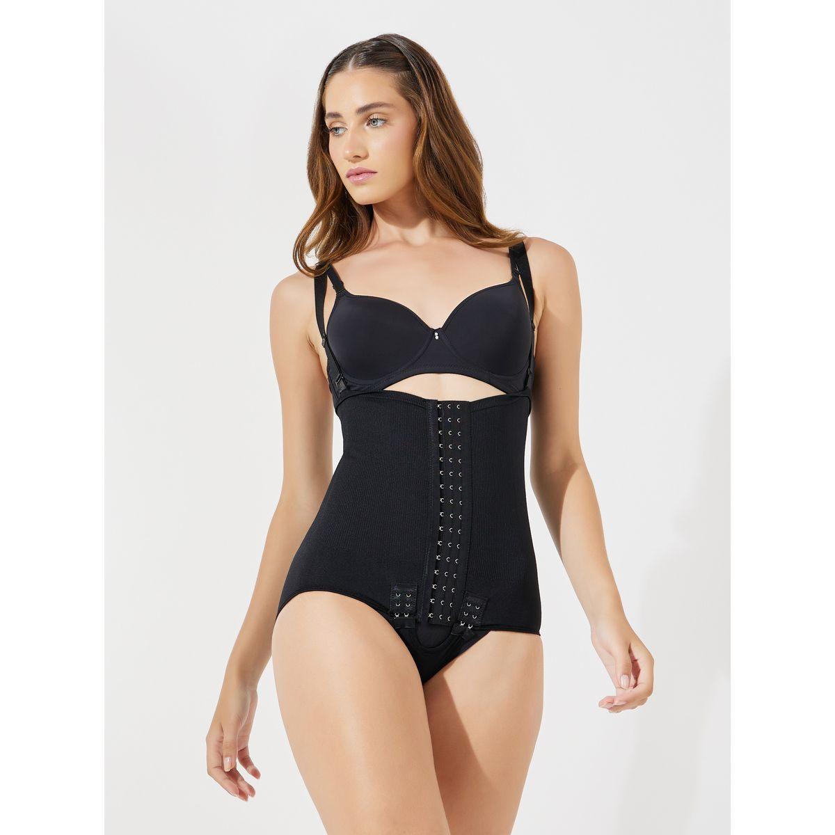 Styli Full Body Hook & Eye Waist Cincher with Removeable Straps-women-clothing-lingerie-shapewear-image-1