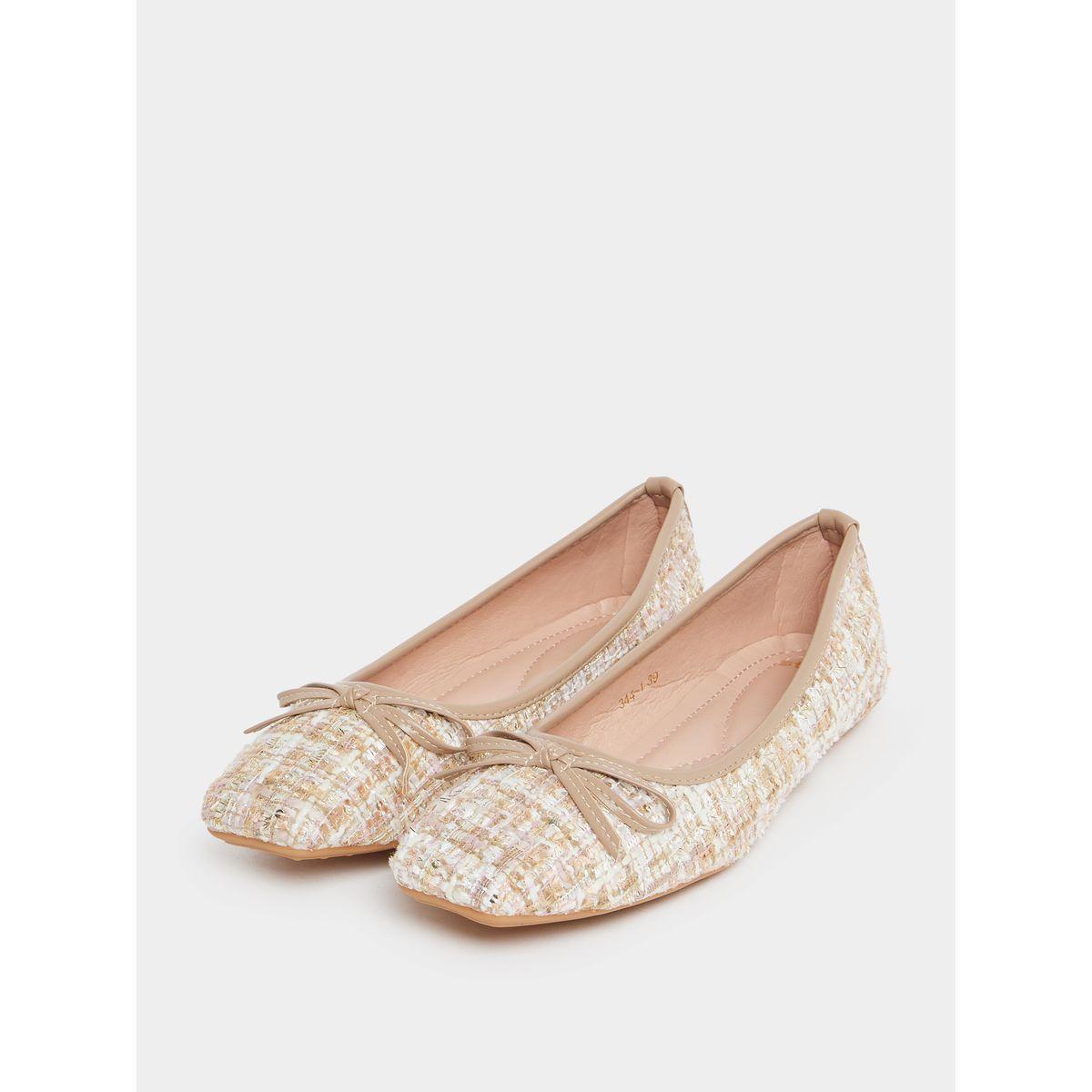 حذاء باليرينا مزين بربطة فيونكة-women-shoes-loafersandmoccasins-image-3