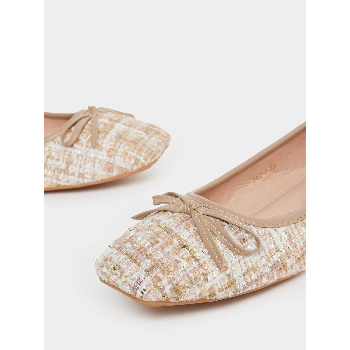 حذاء باليرينا مزين بربطة فيونكة-women-shoes-loafersandmoccasins-image-4