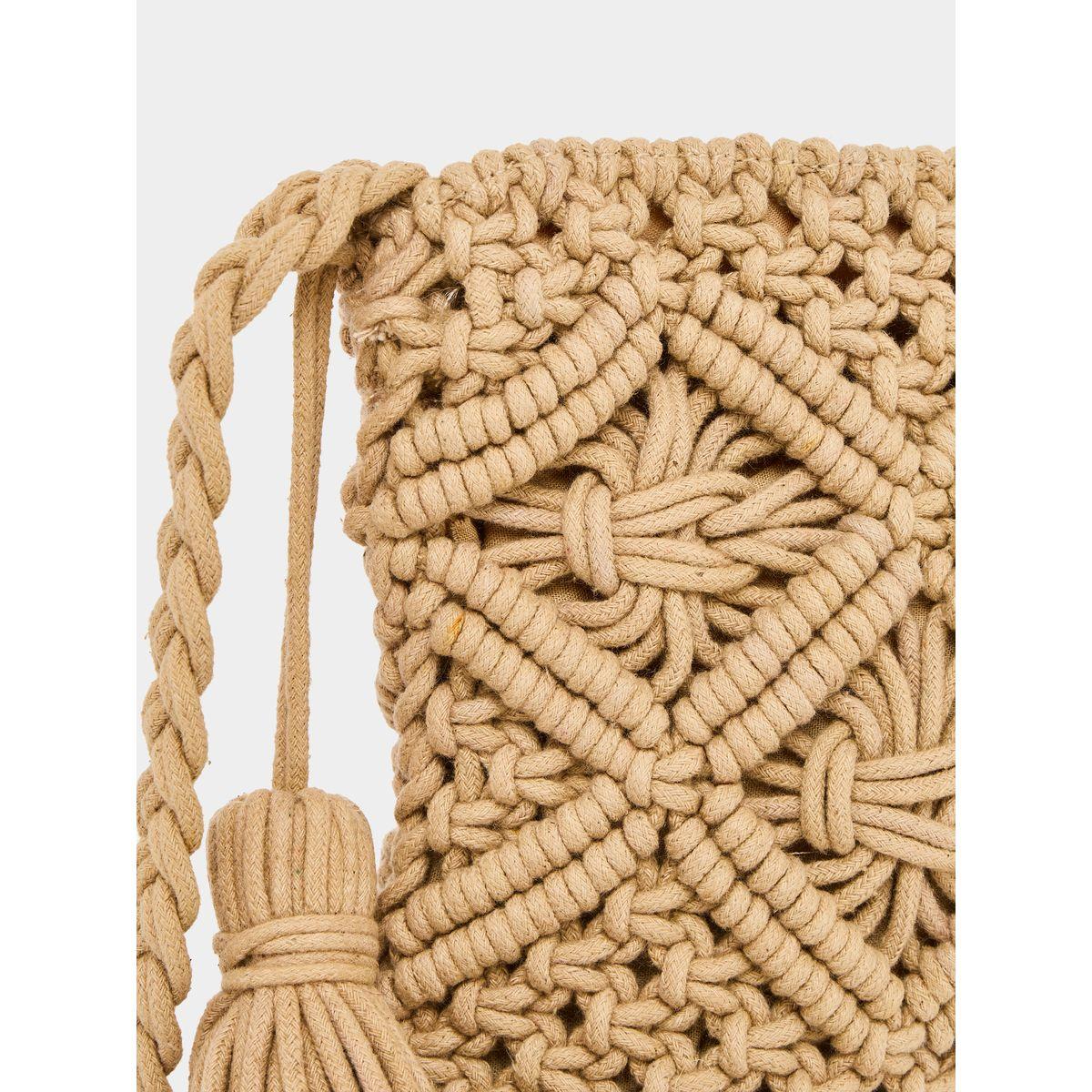 Styli Crochet Diamond Pattern Crossbody Bag-women-bagsandwallets-handbags-image-6