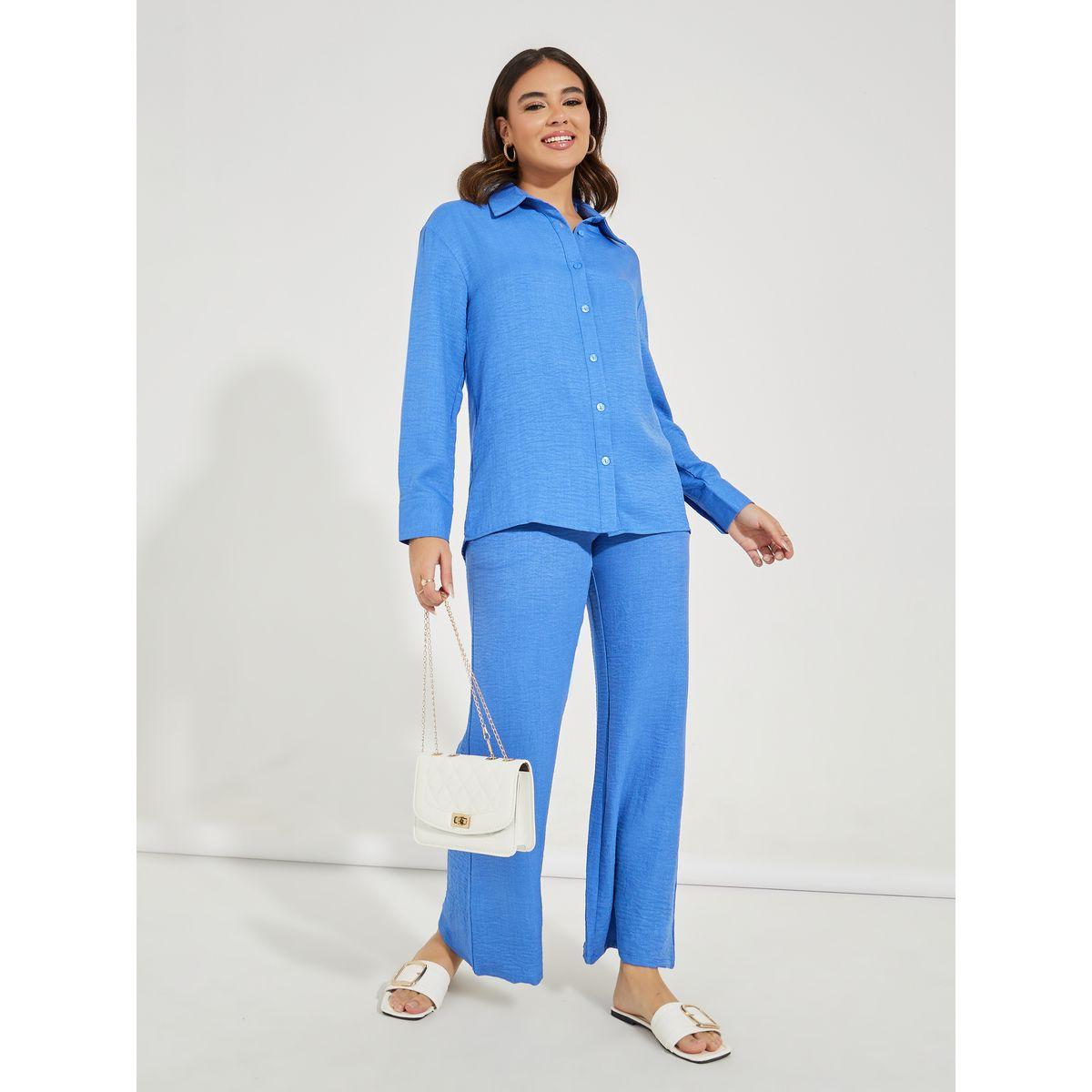 بلوزة طويلة بقصة مريحة مع ازرار-women-clothing-shirtsandblouses-shirts-image-2