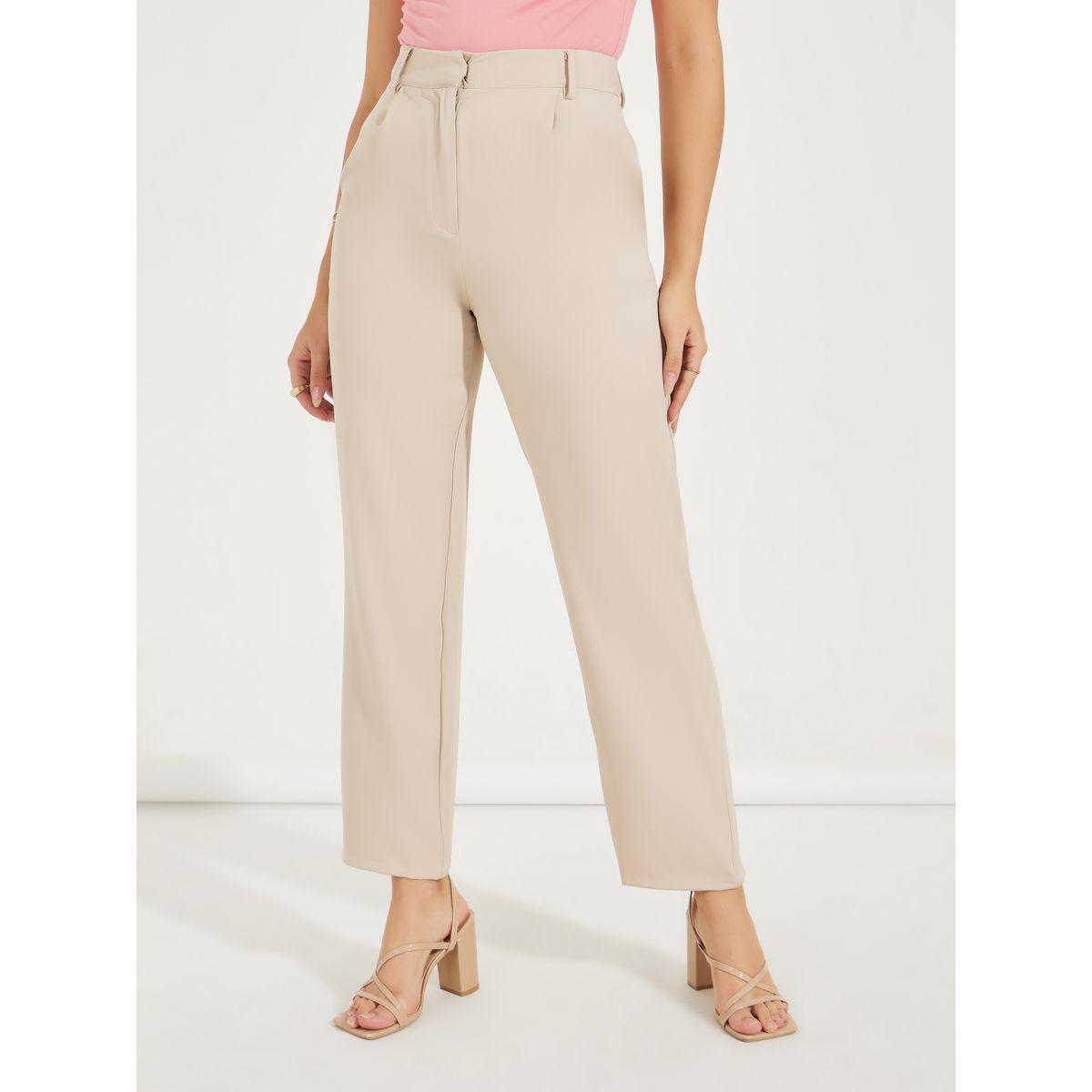 بنطال بقصة ارجل مستقيمة مع خصر عالي-women-clothing-bottoms-trousers-image-2