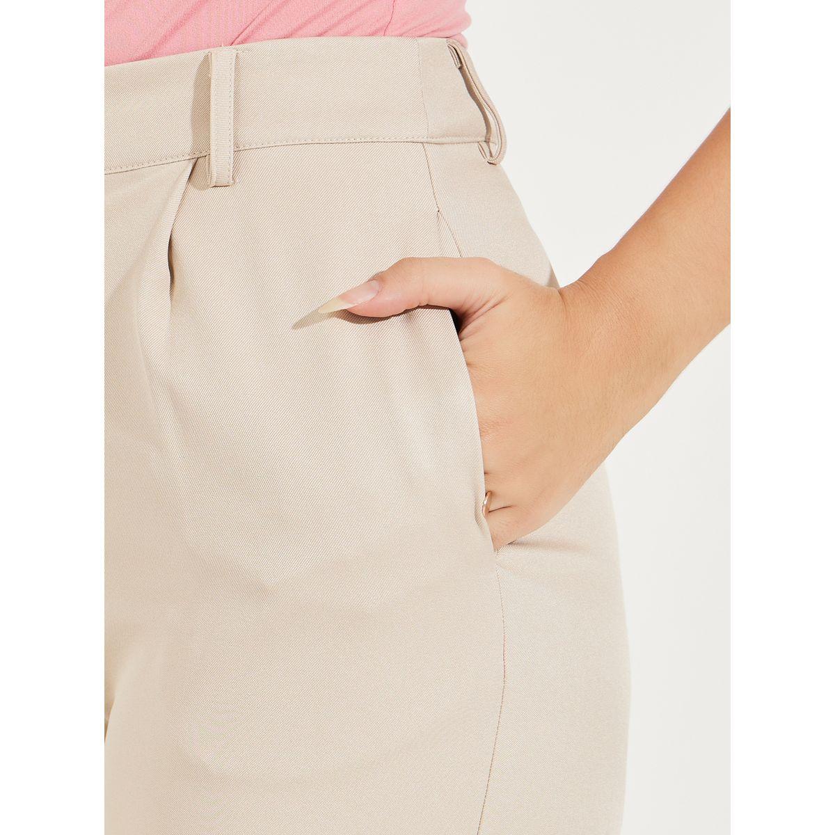 بنطال بقصة ارجل مستقيمة مع خصر عالي-women-clothing-bottoms-trousers-image-3