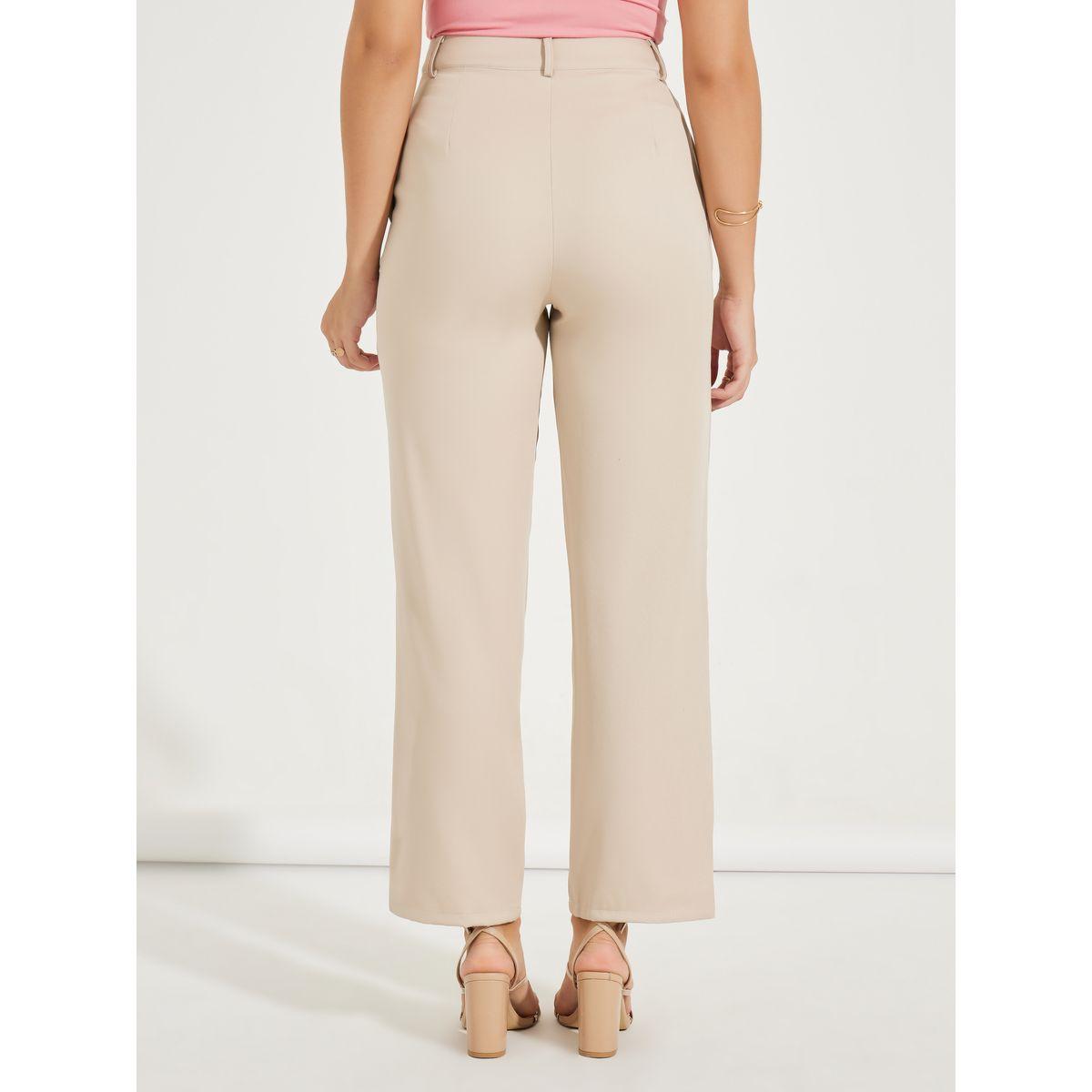 بنطال بقصة ارجل مستقيمة مع خصر عالي-women-clothing-bottoms-trousers-image-4