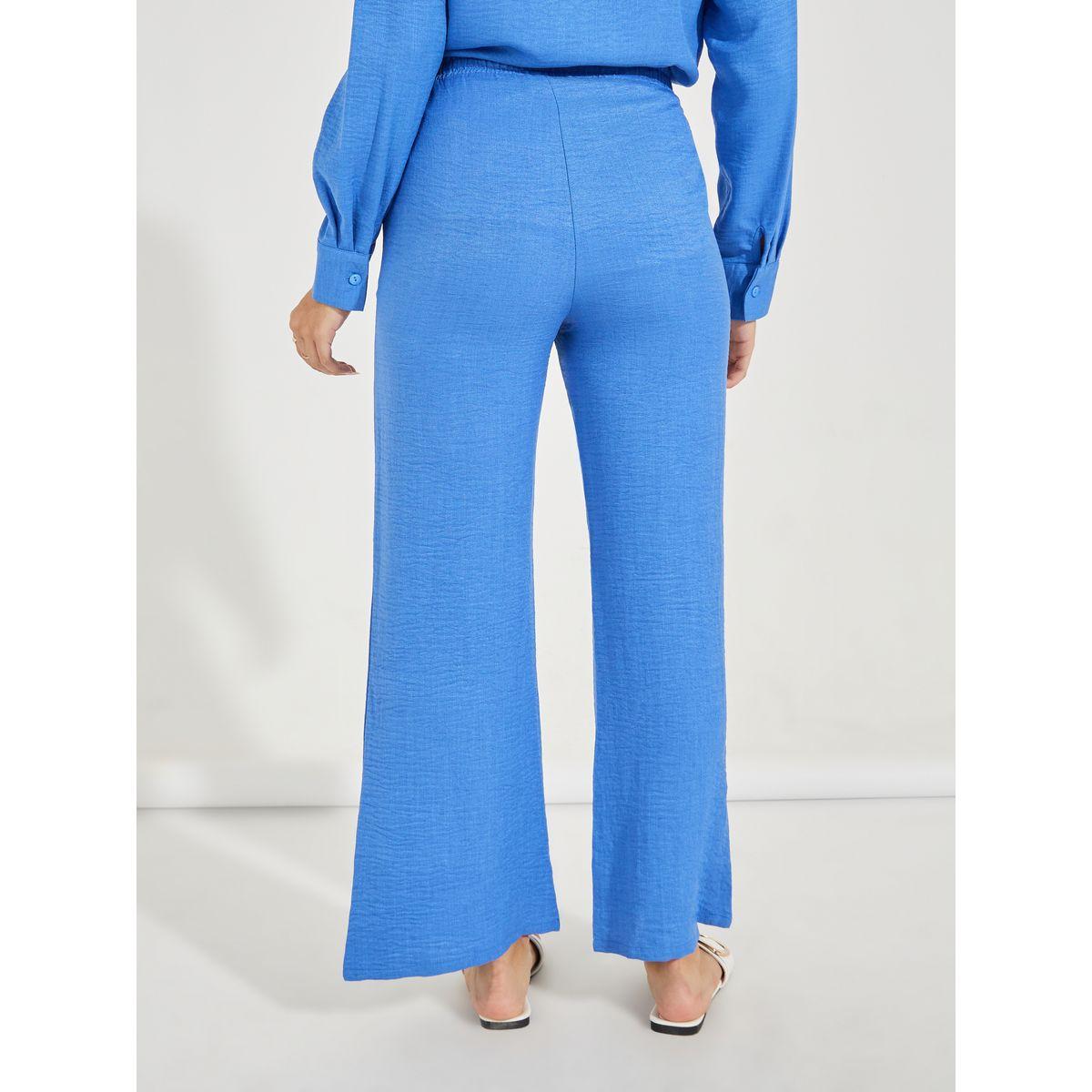 Styli Wide Leg Full Length Linen Look Pants-women-clothing-bottoms-trousers-image-5