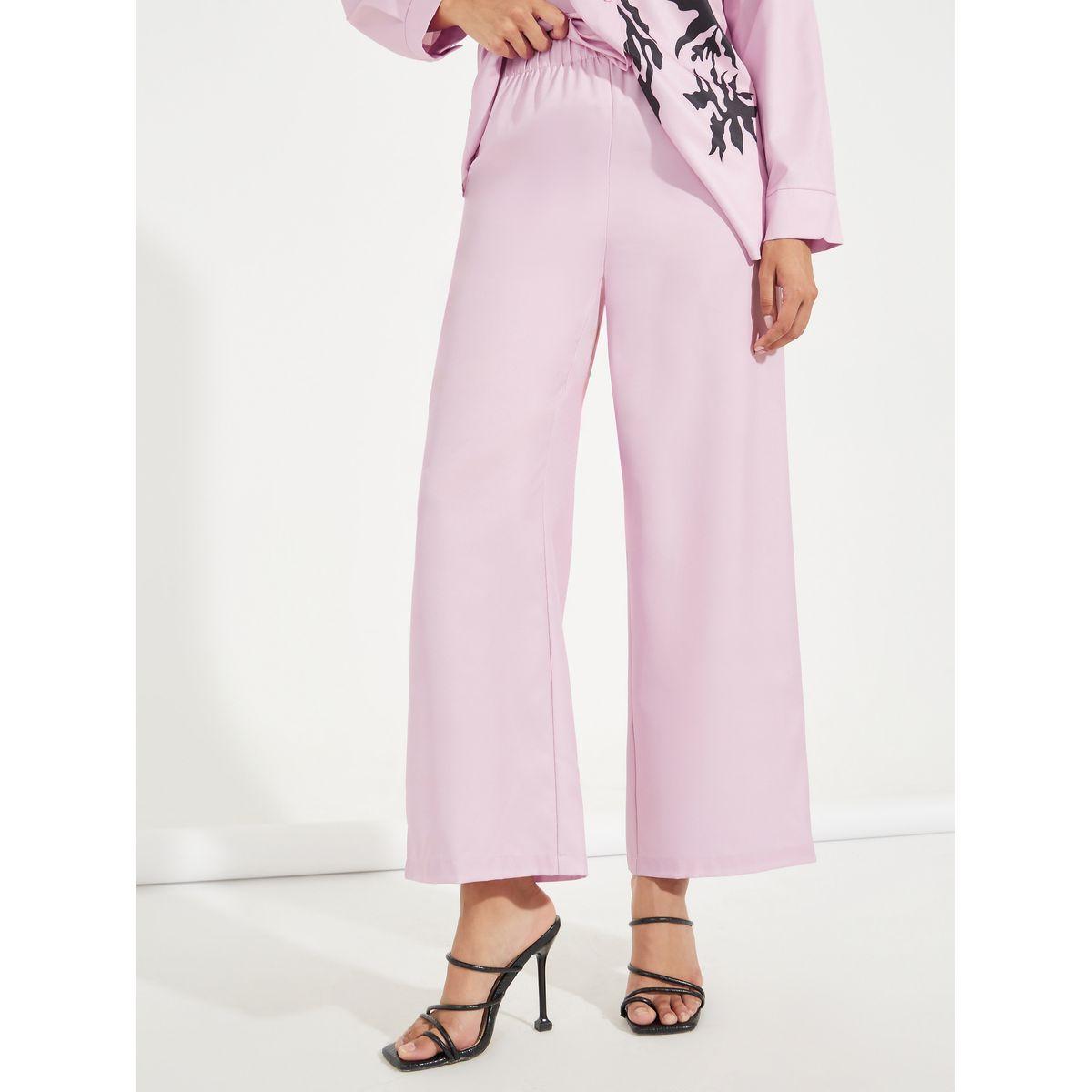 Styli Leaf Print Shirt & Wide Leg Pants Modest Set-women-arabicclothing-sets-image-5