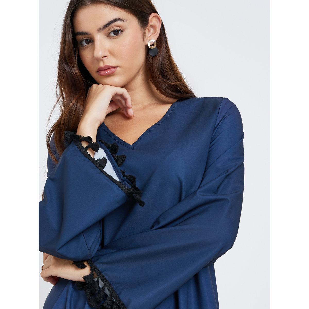 جلابية طويلة بتفاصيل شراشيب-women-arabicclothing-jalabiyas-image-3