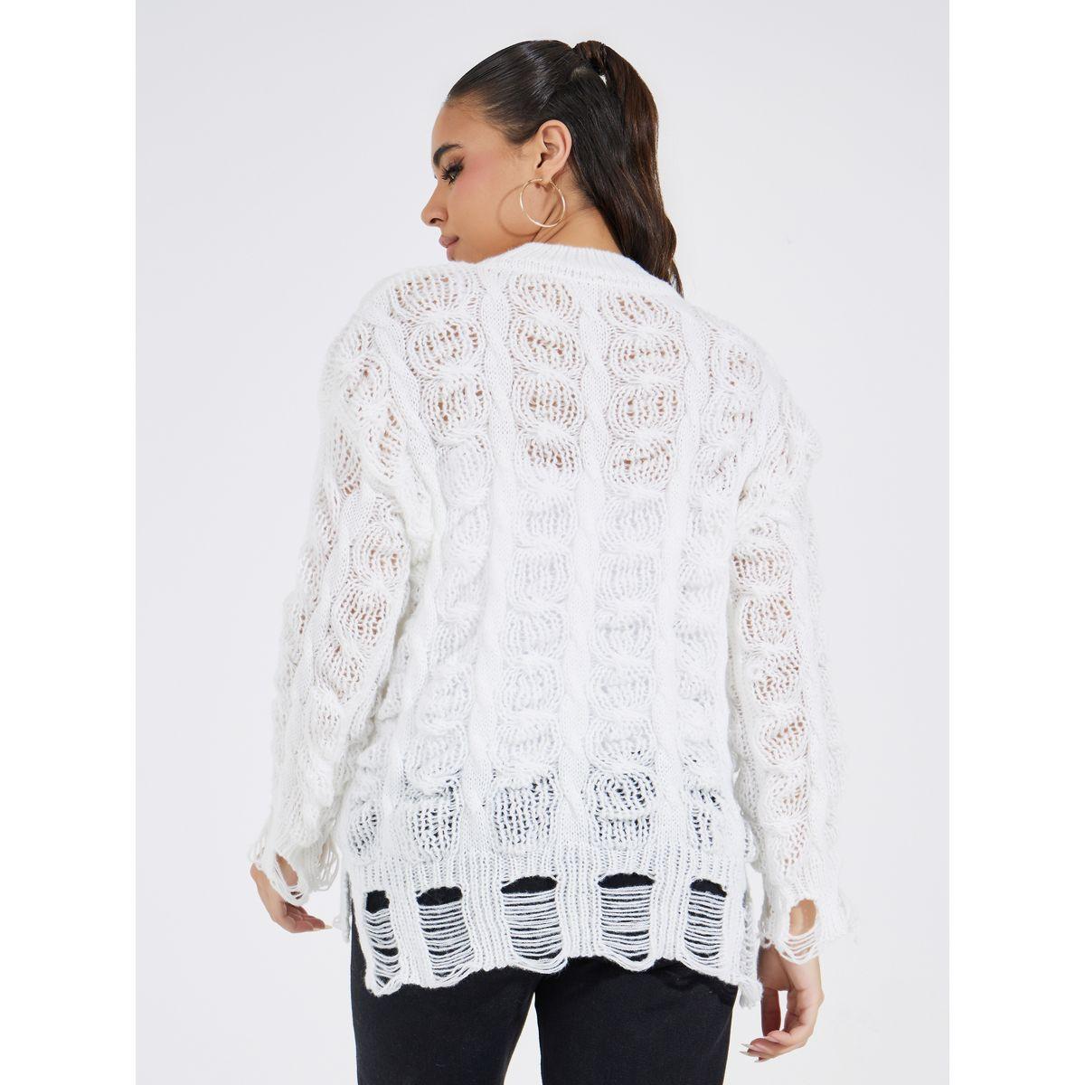 Styli Solid Cut Out Detail Sweater-women-clothing-cardigansandjumpers-jumpers-image-4