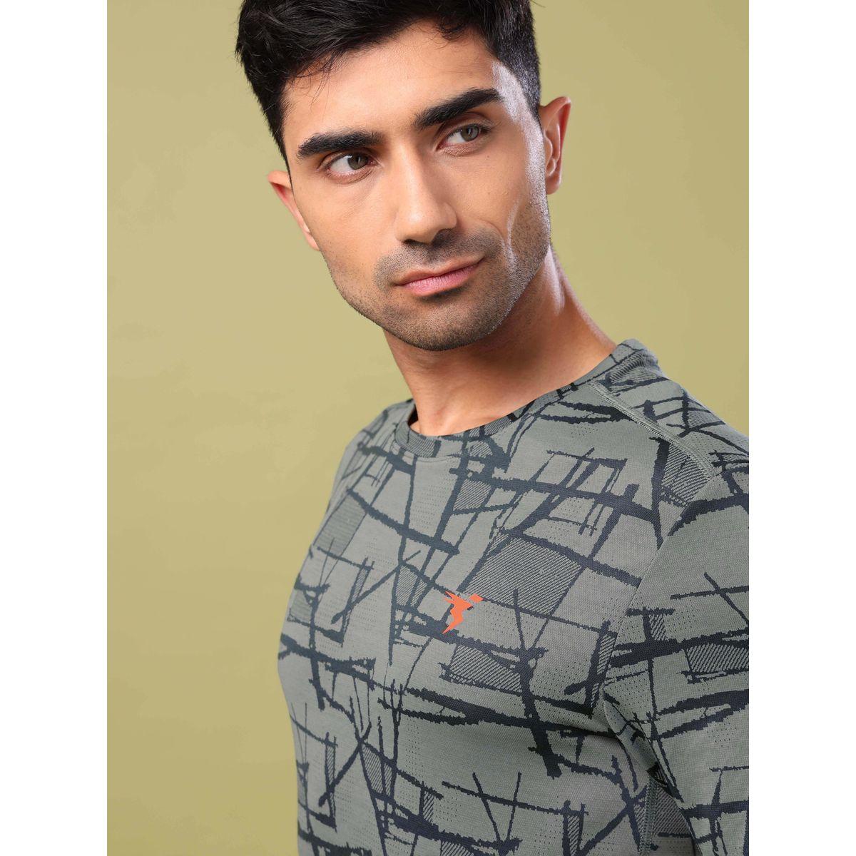 Technosport X Styli  Jacquard Slim Fit Crew Neck T-Shirt with Double Cool-men-clothing-sportswearandactivewear-tshirtsandpolos-image-3