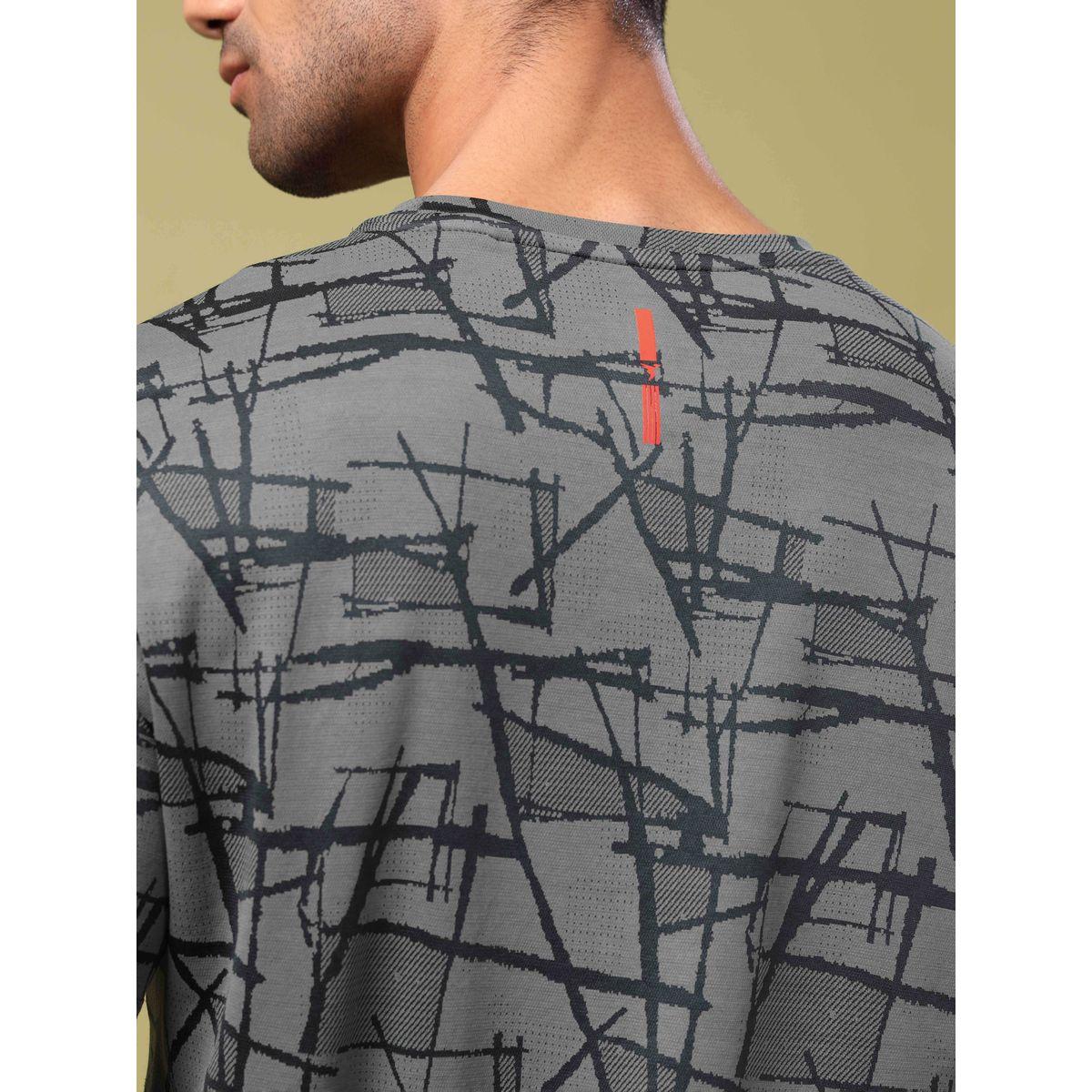 Technosport X Styli  Jacquard Slim Fit Crew Neck T-Shirt with Double Cool-men-clothing-sportswearandactivewear-tshirtsandpolos-image-4