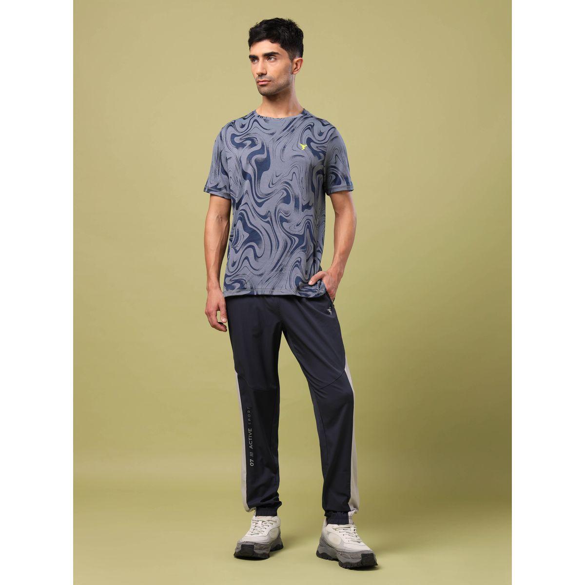تيشيرت بنسيج جاكار بقصة سليم فت تكنوسبورت × ستايلي-men-clothing-sportswearandactivewear-tshirtsandpolos-image-6