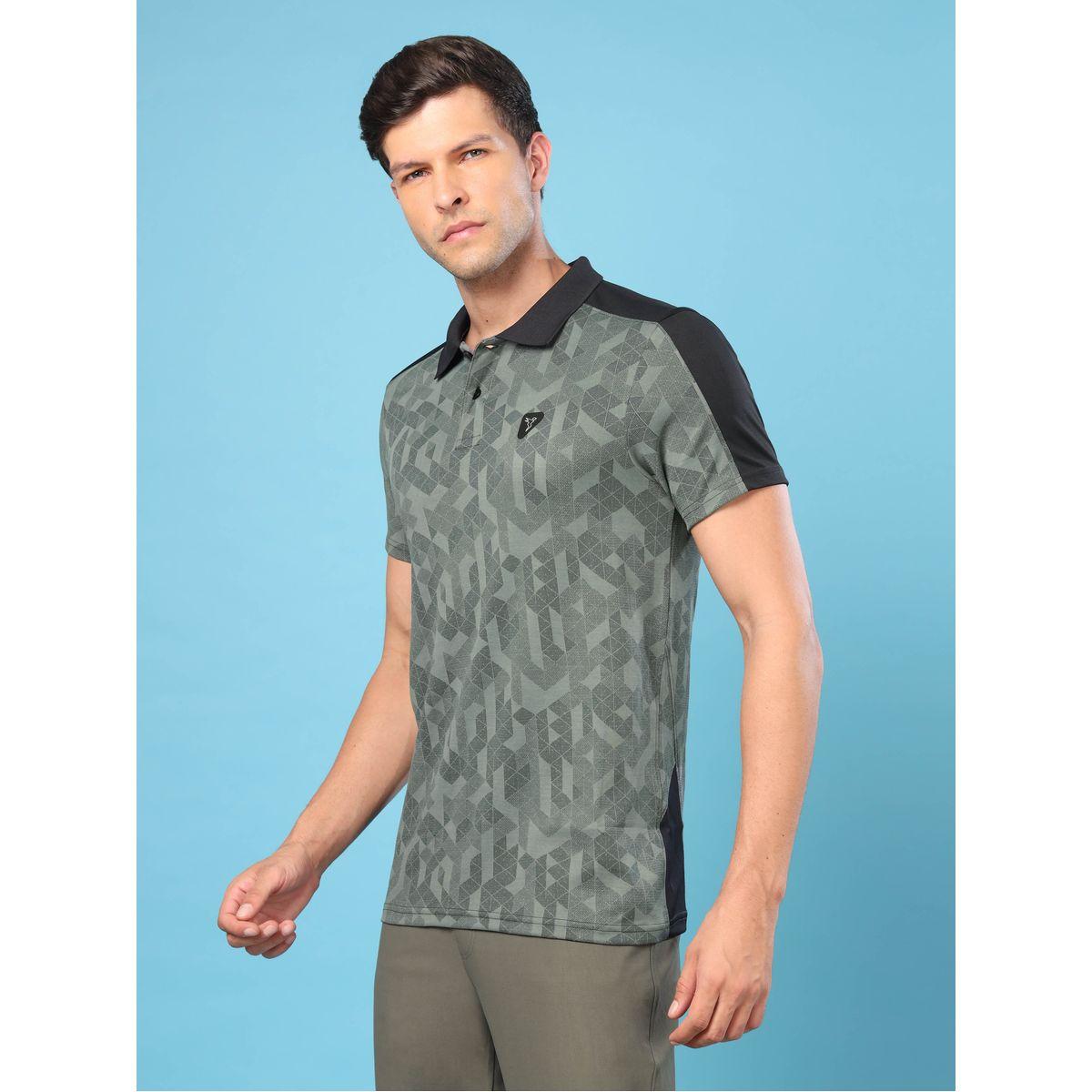 Technosport X Styli  Geo Pattern Slim Fit Polo-men-clothing-sportswearandactivewear-tshirtsandpolos-image-1