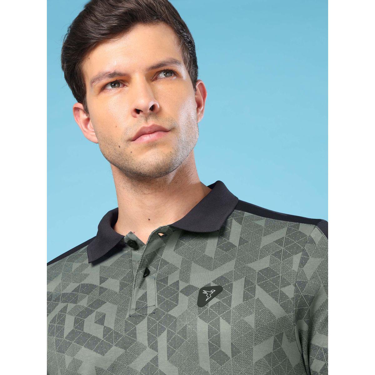 Technosport X Styli  Geo Pattern Slim Fit Polo-men-clothing-sportswearandactivewear-tshirtsandpolos-image-2