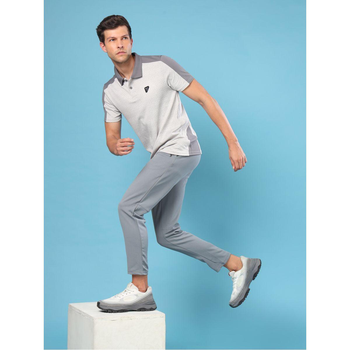 تيشيرت بياقة بولو وقصة سليم فت تكنوسبورت × ستايلي-men-clothing-sportswearandactivewear-tshirtsandpolos-image-4