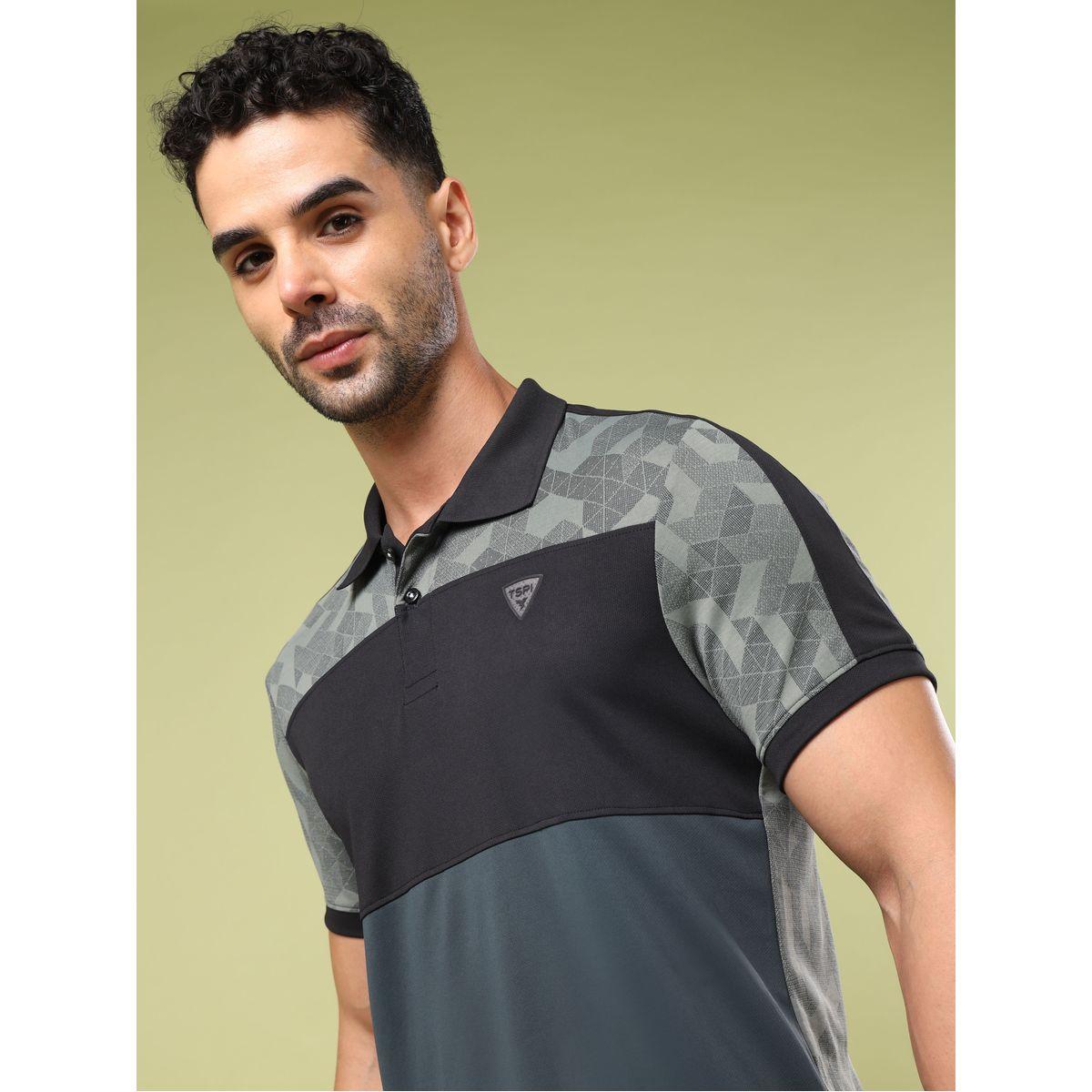Technosport X Styli  Color Block Printed Slim Fit Polo-men-clothing-sportswearandactivewear-tshirtsandpolos-image-2
