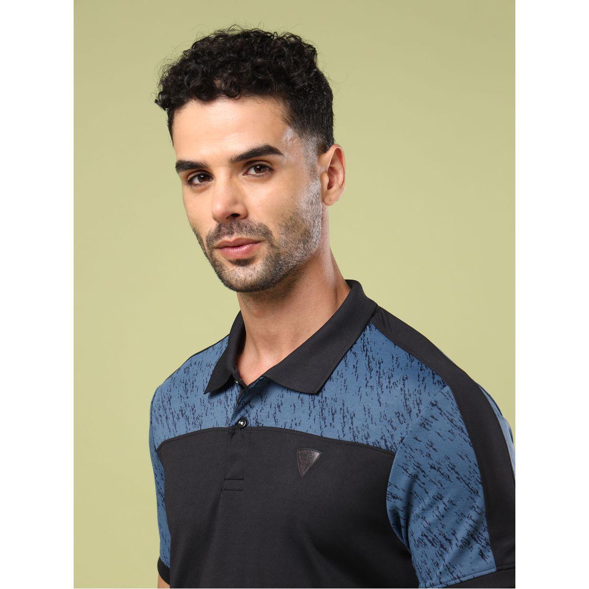 Technosport X Styli  Color Block Printed Slim Fit Polo-men-clothing-sportswearandactivewear-tshirtsandpolos-image-2