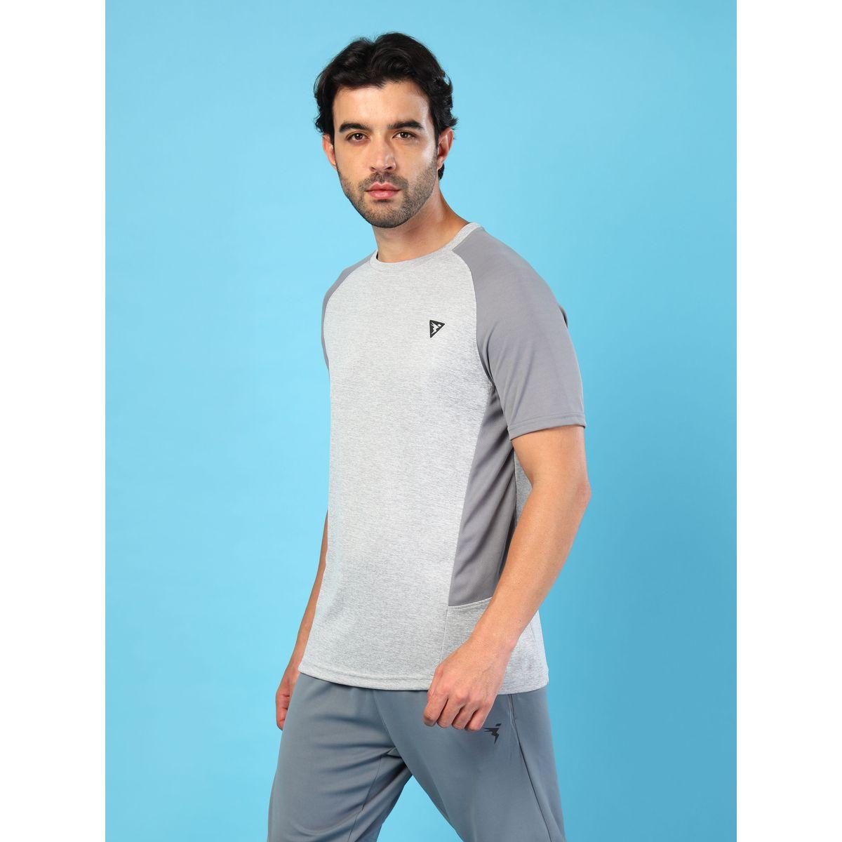 Technosport X Styli  Quick Dry Slim Fit Melange T-Shirt-men-clothing-sportswearandactivewear-tshirtsandpolos-image-1