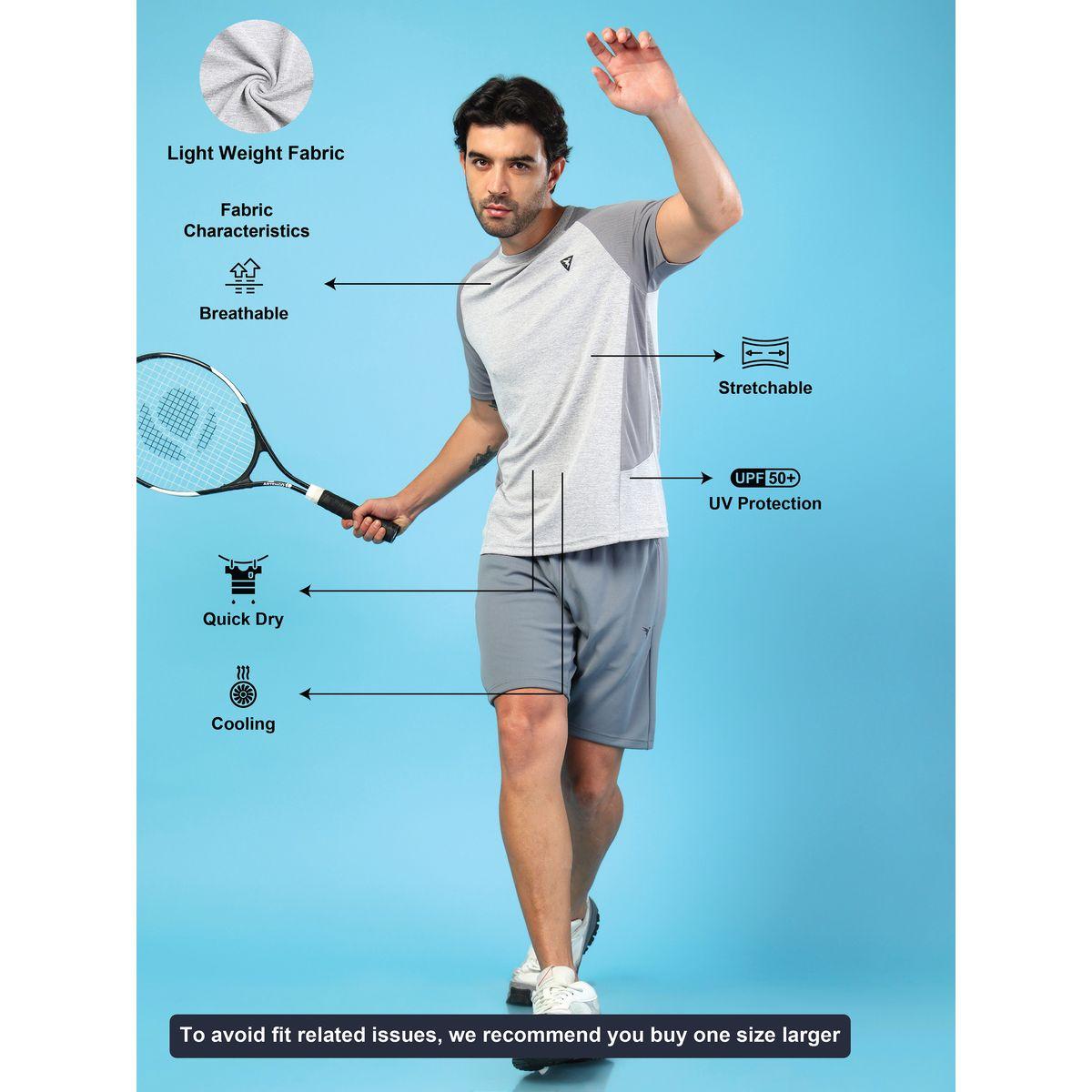 Technosport X Styli  Quick Dry Slim Fit Melange T-Shirt-men-clothing-sportswearandactivewear-tshirtsandpolos-image-6