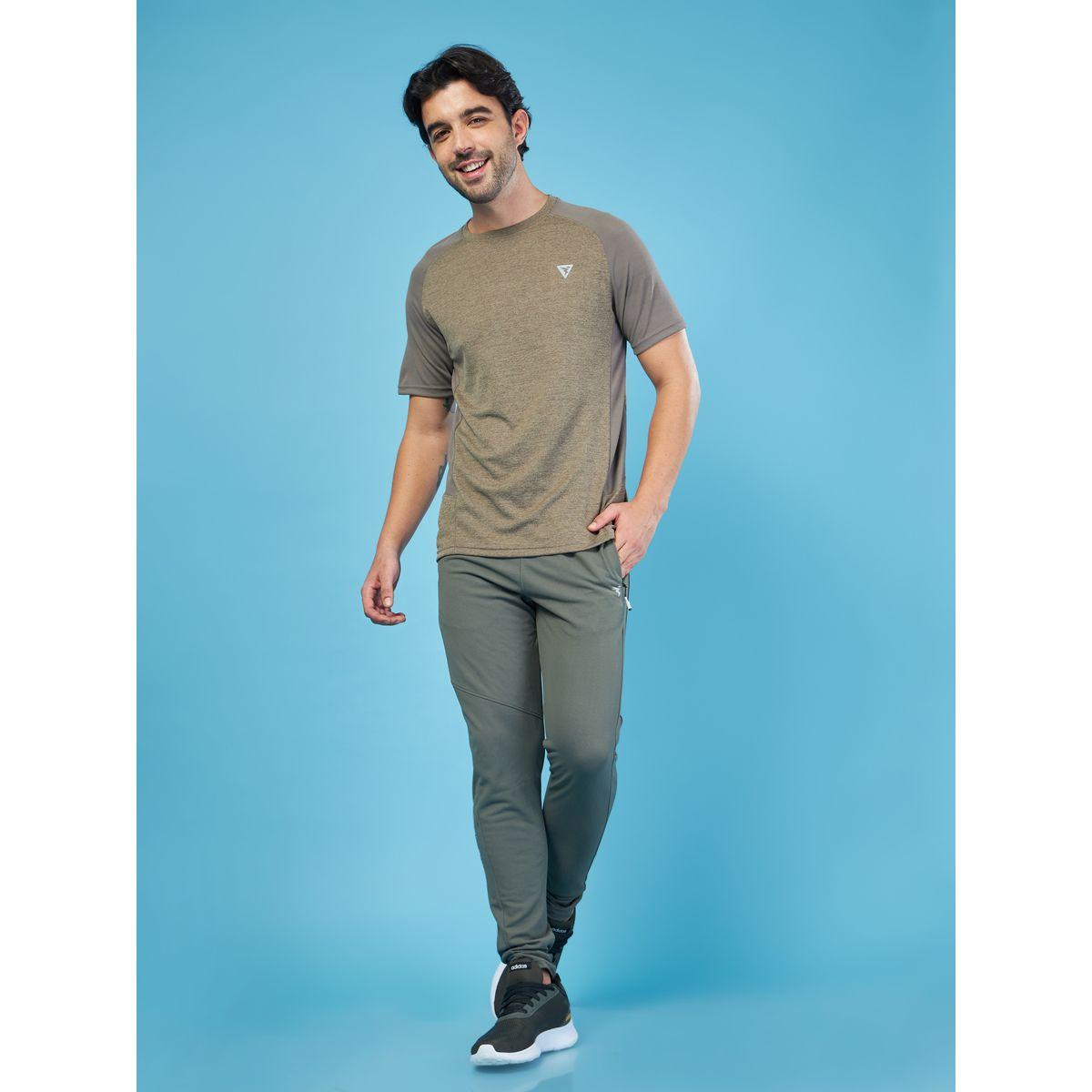 Technosport X Styli  Crew Neck Slim Fit Melange T-Shirt-men-clothing-sportswearandactivewear-tshirtsandpolos-image-4
