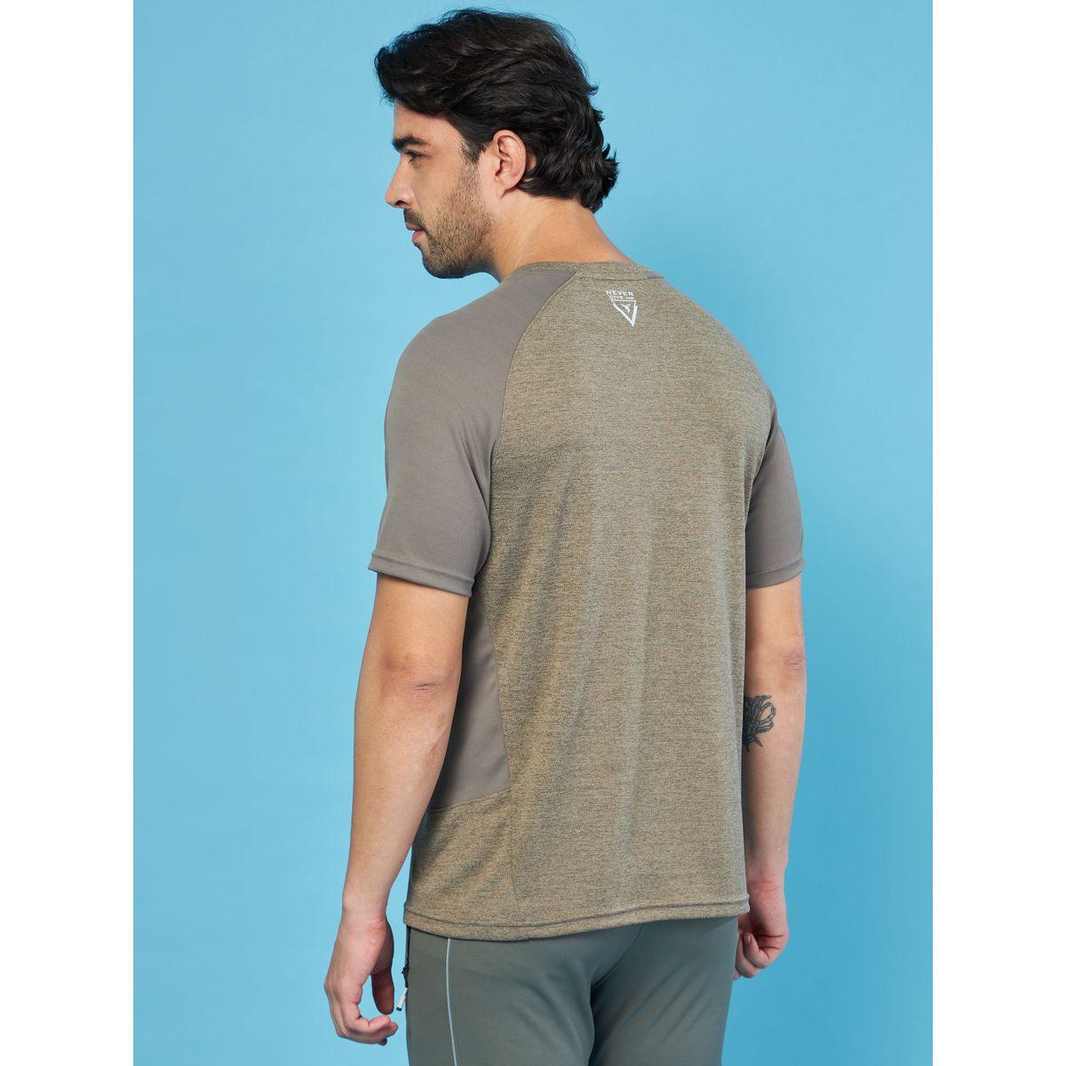 Technosport X Styli  Crew Neck Slim Fit Melange T-Shirt-men-clothing-sportswearandactivewear-tshirtsandpolos-image-6