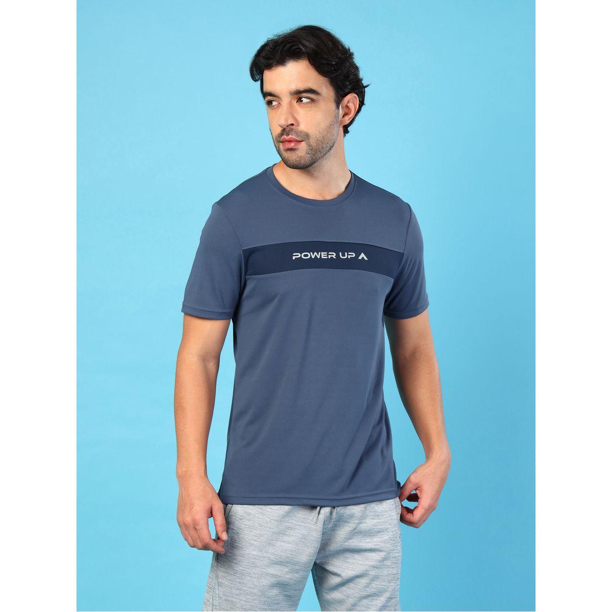 تيشيرت مطبع مع قصة سليم فت تكنوسبورت × ستايلي-men-clothing-sportswearandactivewear-tshirtsandpolos-image-1