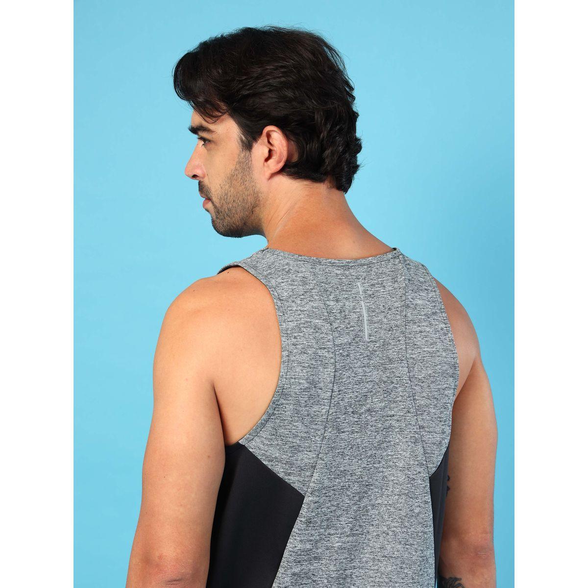 فيست بنسيج ميلانج وقصة سليم فت تكنوسبورت × ستايلي-men-clothing-sportswearandactivewear-tshirtsandpolos-image-3