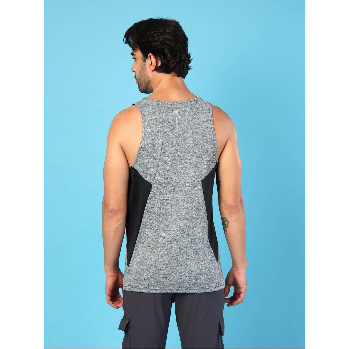فيست بنسيج ميلانج وقصة سليم فت تكنوسبورت × ستايلي-men-clothing-sportswearandactivewear-tshirtsandpolos-image-4