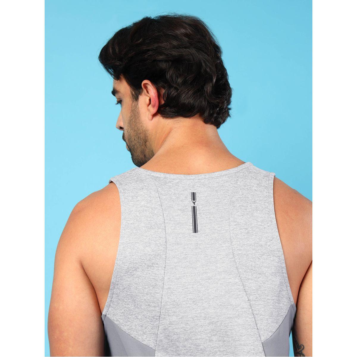 فيست بنسيج ميلانج وقصة سليم فت تكنوسبورت × ستايلي-men-clothing-sportswearandactivewear-tshirtsandpolos-image-3