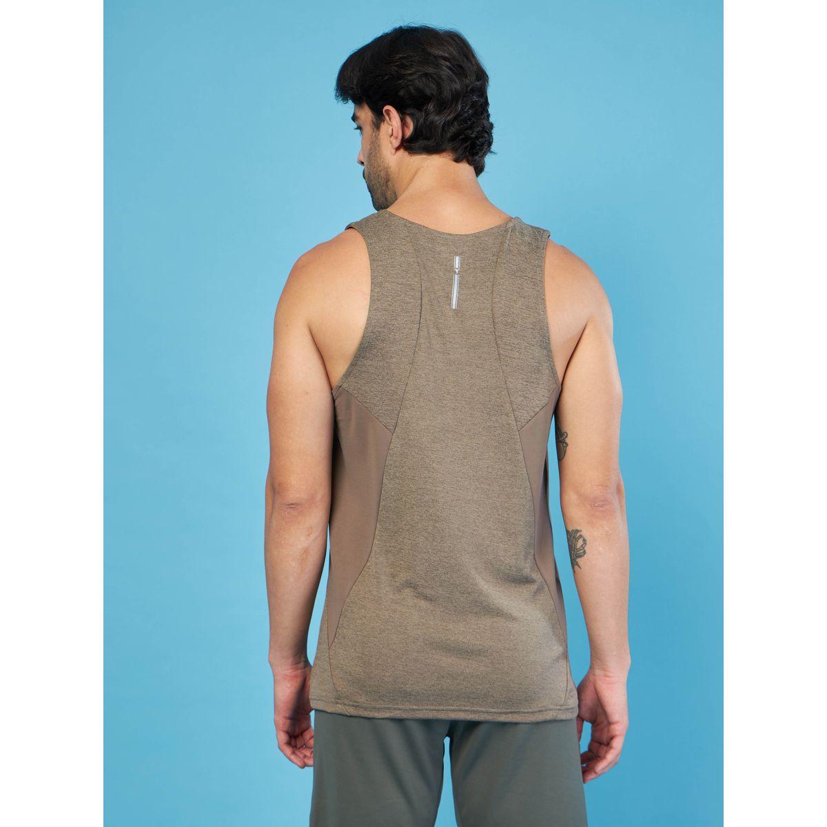 فيست بنسيج ميلانج وقصة سليم فت تكنوسبورت × ستايلي-men-clothing-sportswearandactivewear-tshirtsandpolos-image-4