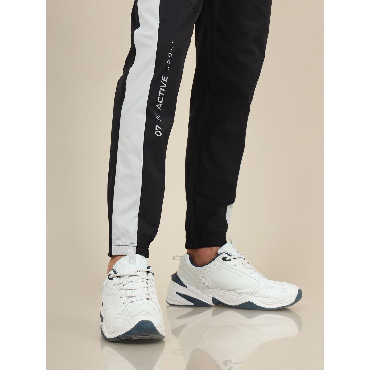 Technosport X Styli  Color Block Slim Fit Sports Joggers with Technolite-sports-men-clothing-bottoms-image-4
