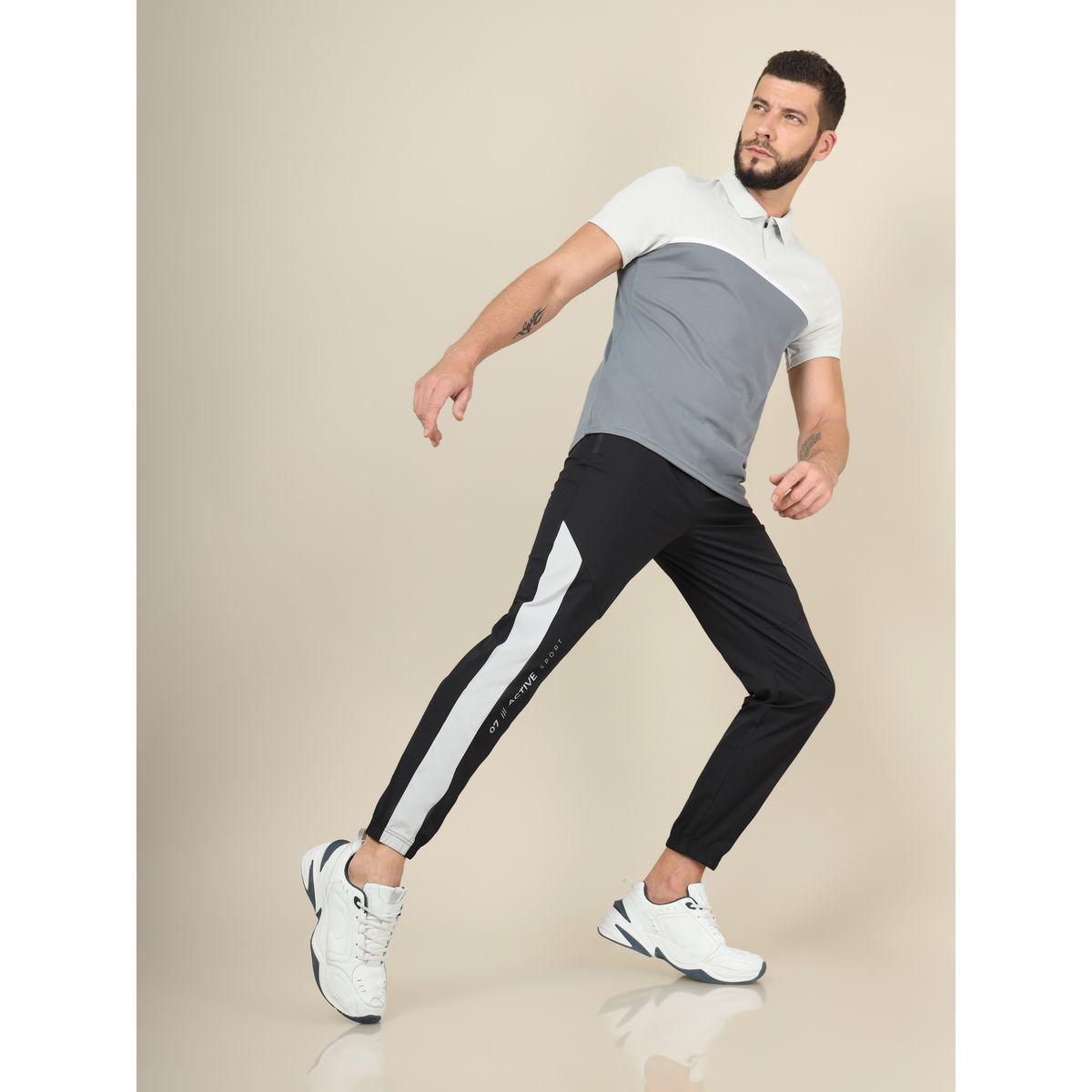 Technosport X Styli  Color Block Slim Fit Sports Joggers with Technolite-sports-men-clothing-bottoms-image-5