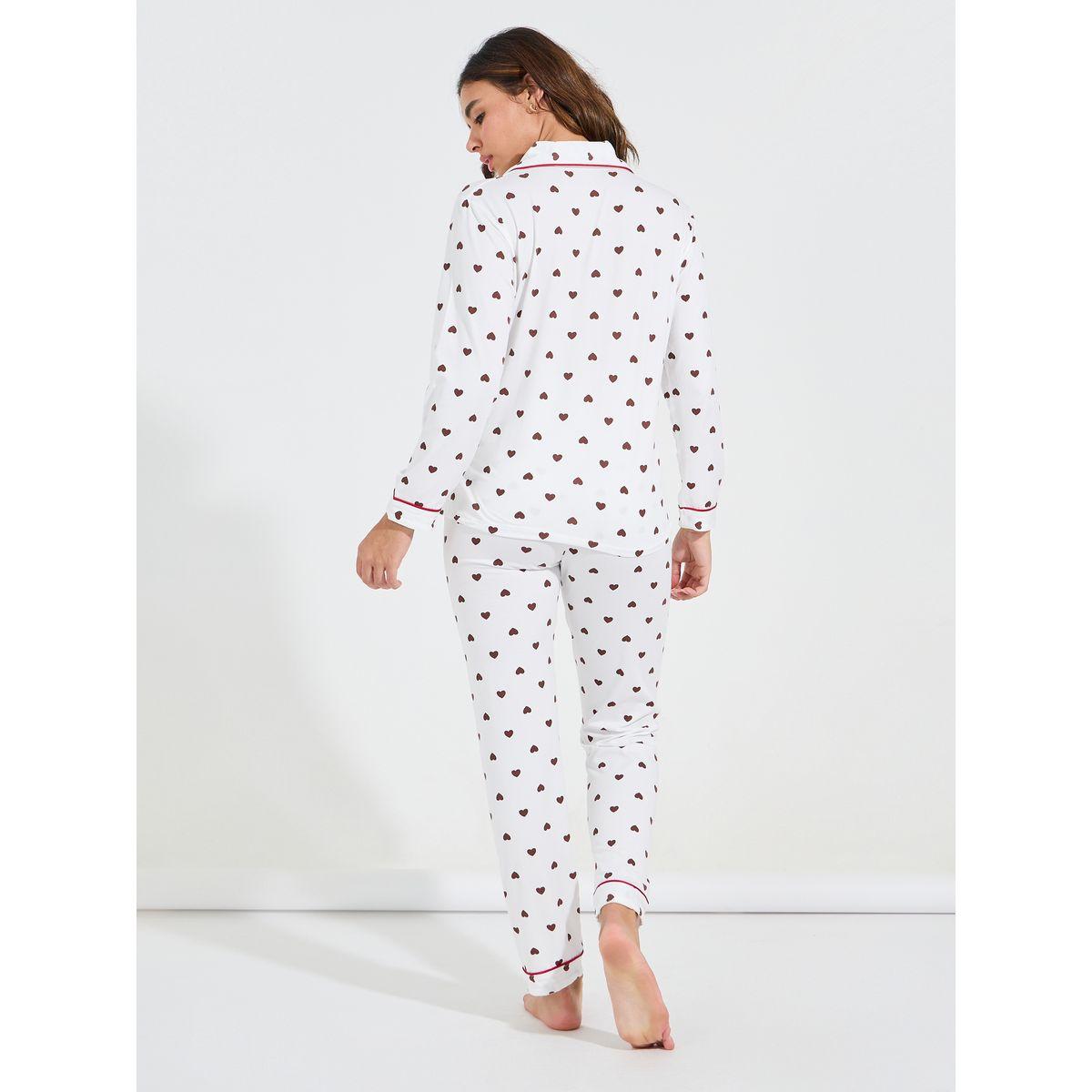 Styli Unwind AOP Heart Piped Shirt & Pyjama Set-women-clothing-nightwear-pyjamas-longsets-image-5