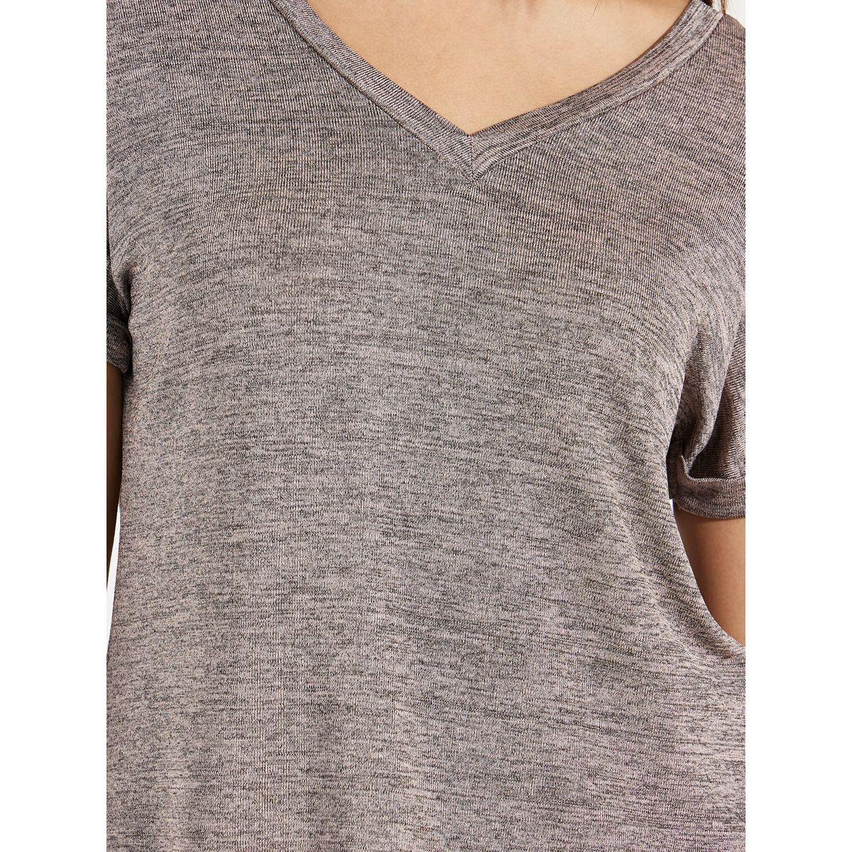 Styli Criss Cross Back Detail Melange Knit Top-women-clothing-shirtsandblouses-blouses-image-3