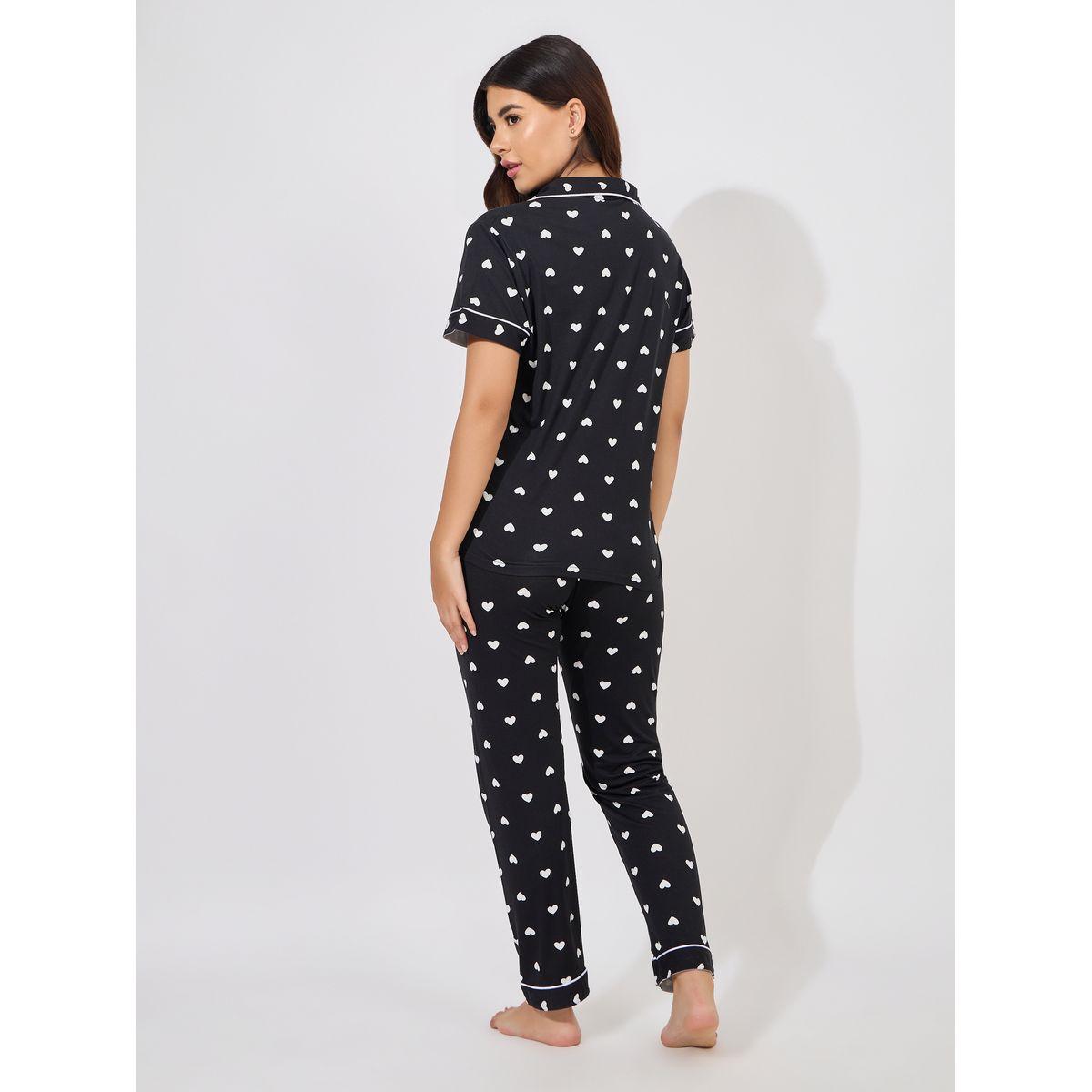 طقم من بنطال بيجاما مع بلوزة مطبعة بالكامل-women-clothing-nightwear-pyjamas-longsets-image-5