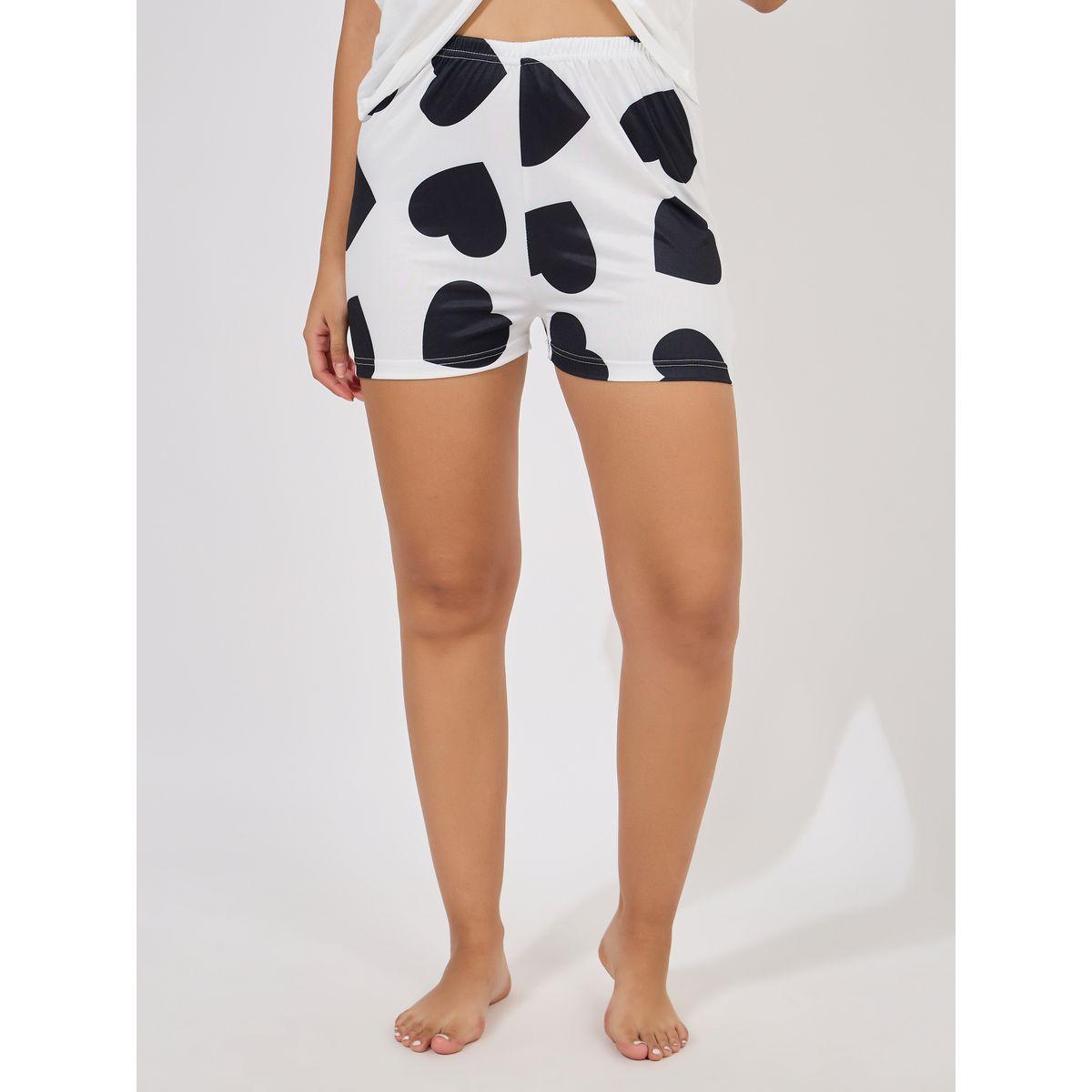 Styli Unwind Ruffle Sleeve Heart Print Tank & Shorts Set-women-clothing-nightwear-pyjamas-shortsets-image-5