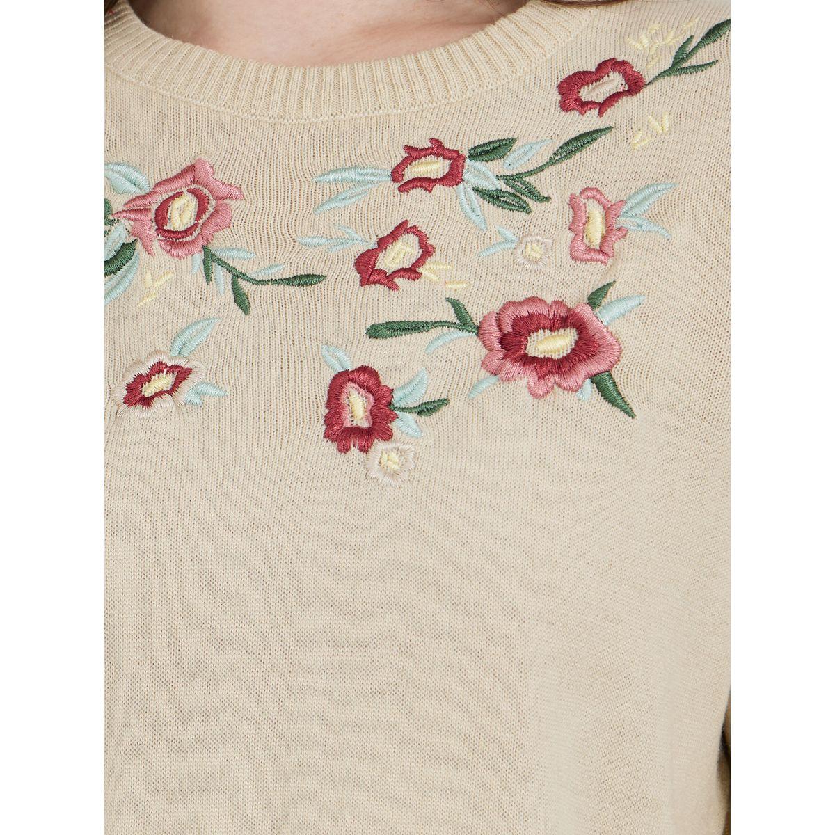 البلوزات الطويلة ذات الرقبة المستديرة المطرزة-women-winterwear-cardigansandjumpers-cardigans-image-4
