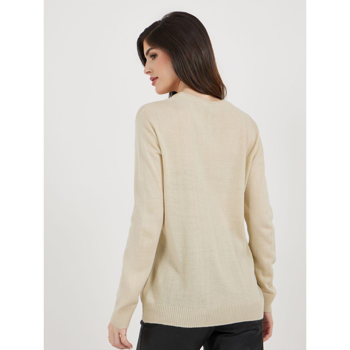 Embroidered Round Neck Longline Sweaters-women-winterwear-cardigansandjumpers-cardigans-image-5