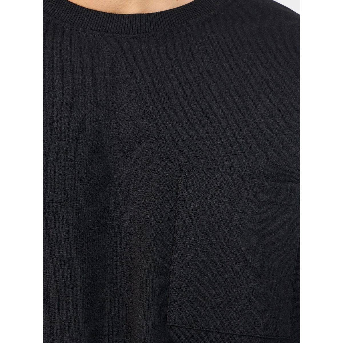 Styli Elasticated Cuff Detail Utility Boxy Sweatshirt with Pocket-men-winterwear-hoodiesandsweatshirts-image-3