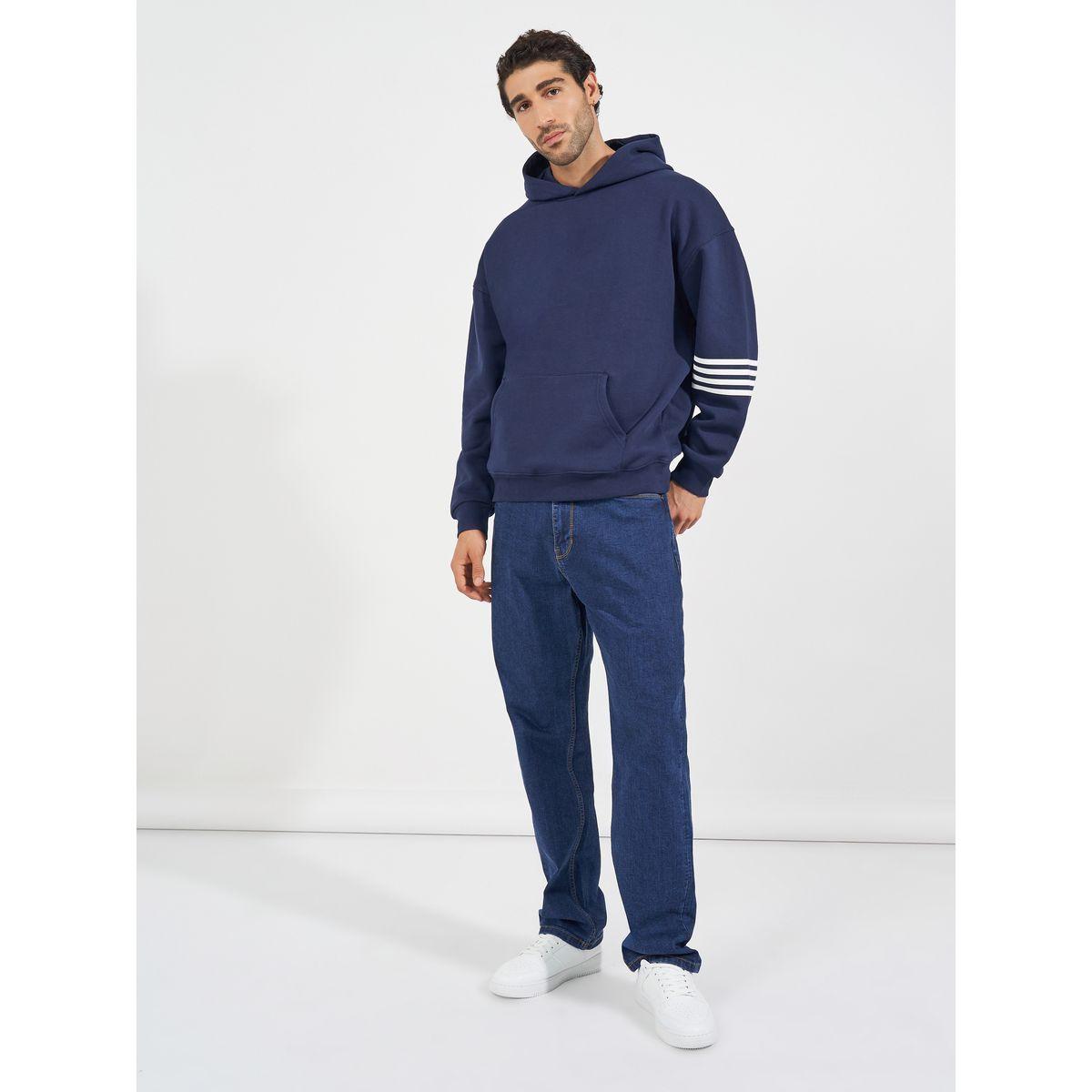 Styli Stripe Print Heavy Oversized Hoodie-men-winterwear-hoodiesandsweatshirts-image-2