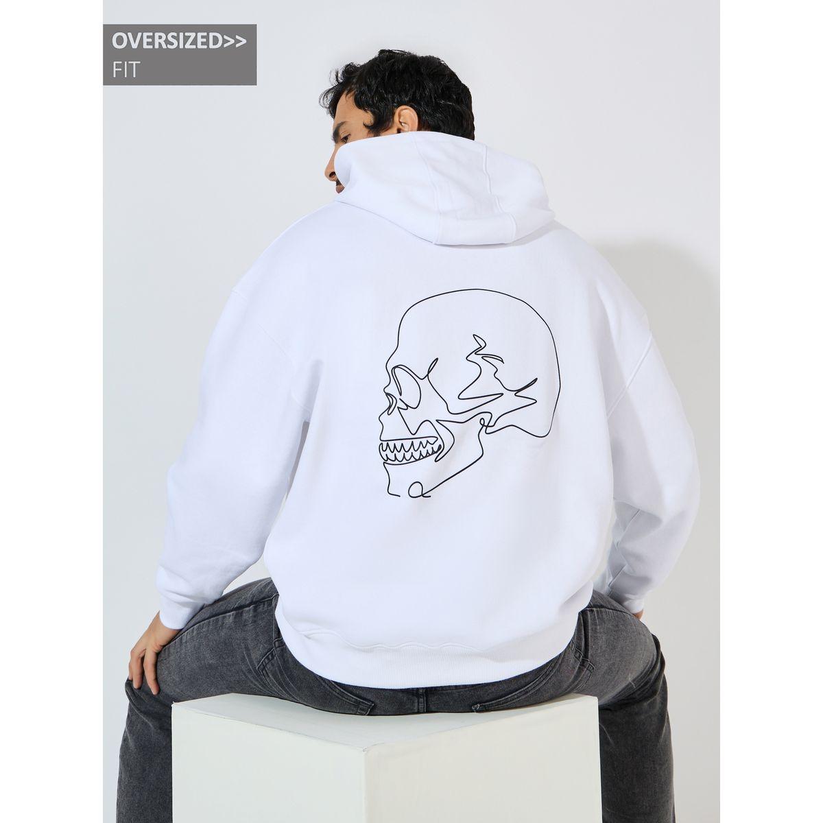Styli Skull Back Print Heavyweight Oversized Hoodie-men-winterwear-hoodiesandsweatshirts-image-1