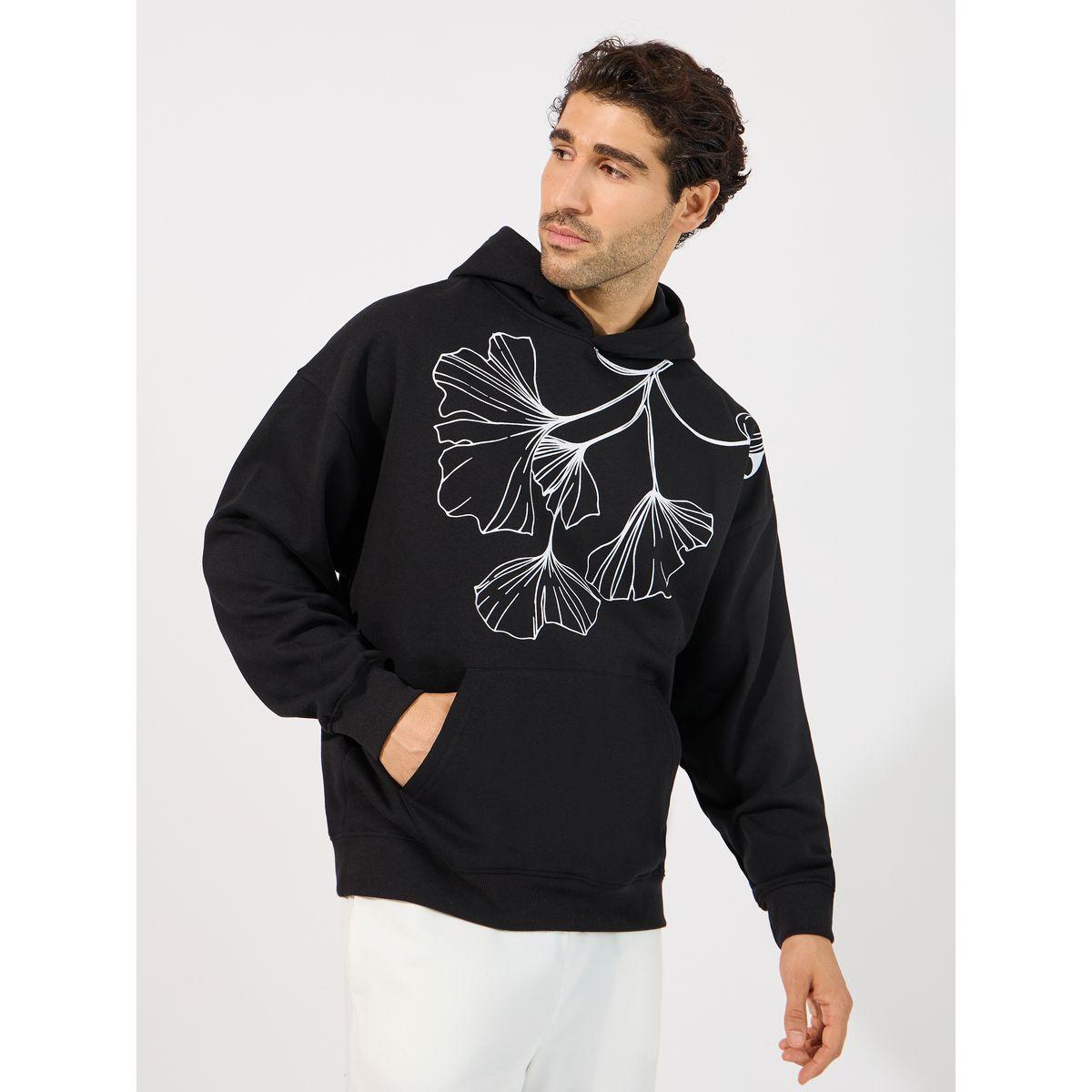 Styli Floral Print Heavy Oversized Hoodie-men-winterwear-hoodiesandsweatshirts-image-1
