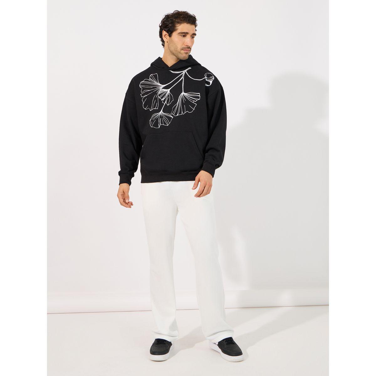 Styli Floral Print Heavy Oversized Hoodie-men-winterwear-hoodiesandsweatshirts-image-2