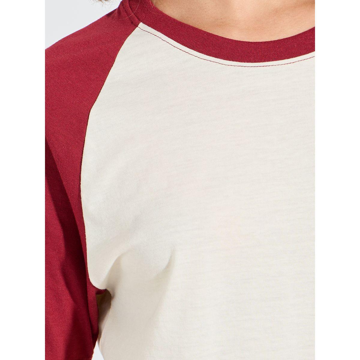 Styli Oversized Color Block T-Shirt with Raglan Sleeves-women-clothing-tshirts-image-4